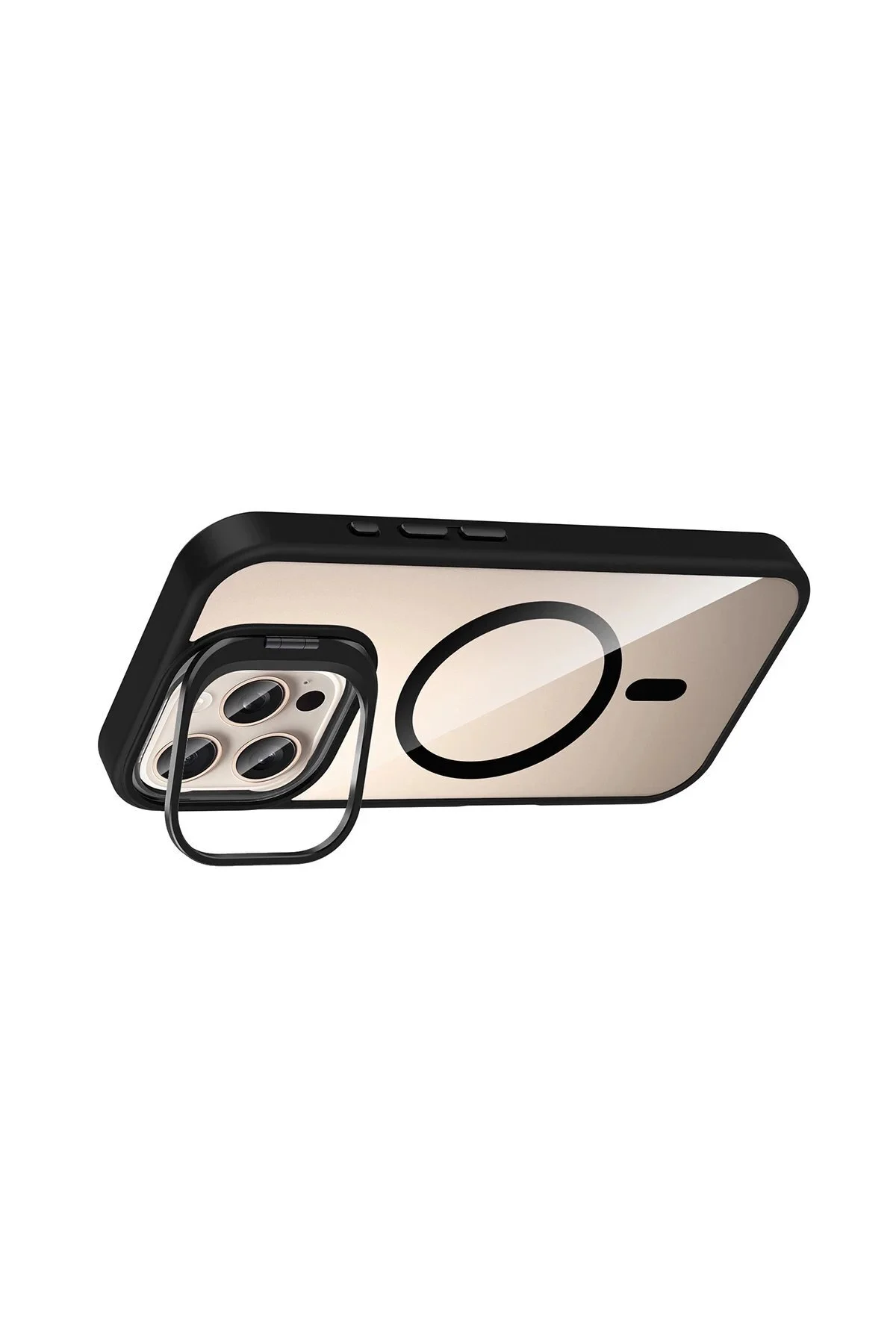 کاور و قاب روکش پایه لنز MAGSAFE APPLE IPHONE 16 PRO REMIM مشکی TYGO8044 toyigoo