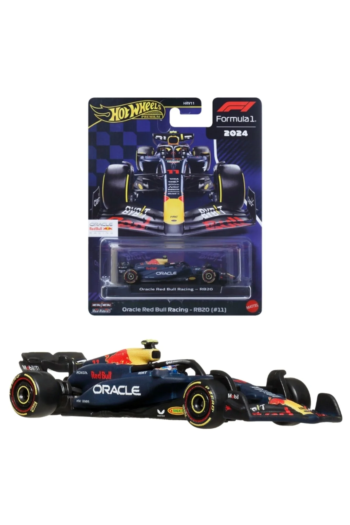 ماشین اسباب بازی PREMIUM FORMULA 1 2024 ORACLE RED BULL RACING RB20 11 DIECAST MODEL CAR 1:64 از ترکیه HOT WHEELS