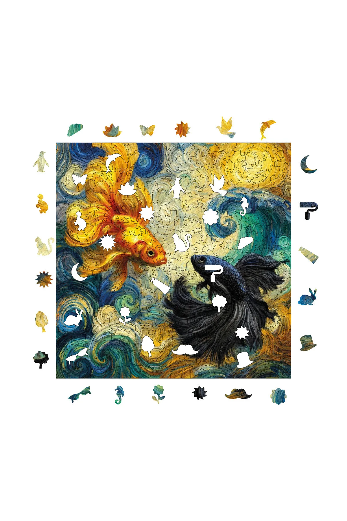 پازل چوبی روح امواج 353 قطعه 29X29 سانتی متر WePuzzleUp