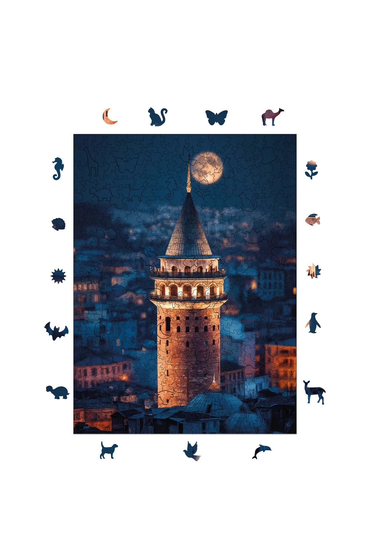 پازل چوبی گالاتای افسانه ای 450 قطعه 29X39 سانتی متر از ترکیه WePuzzleUp