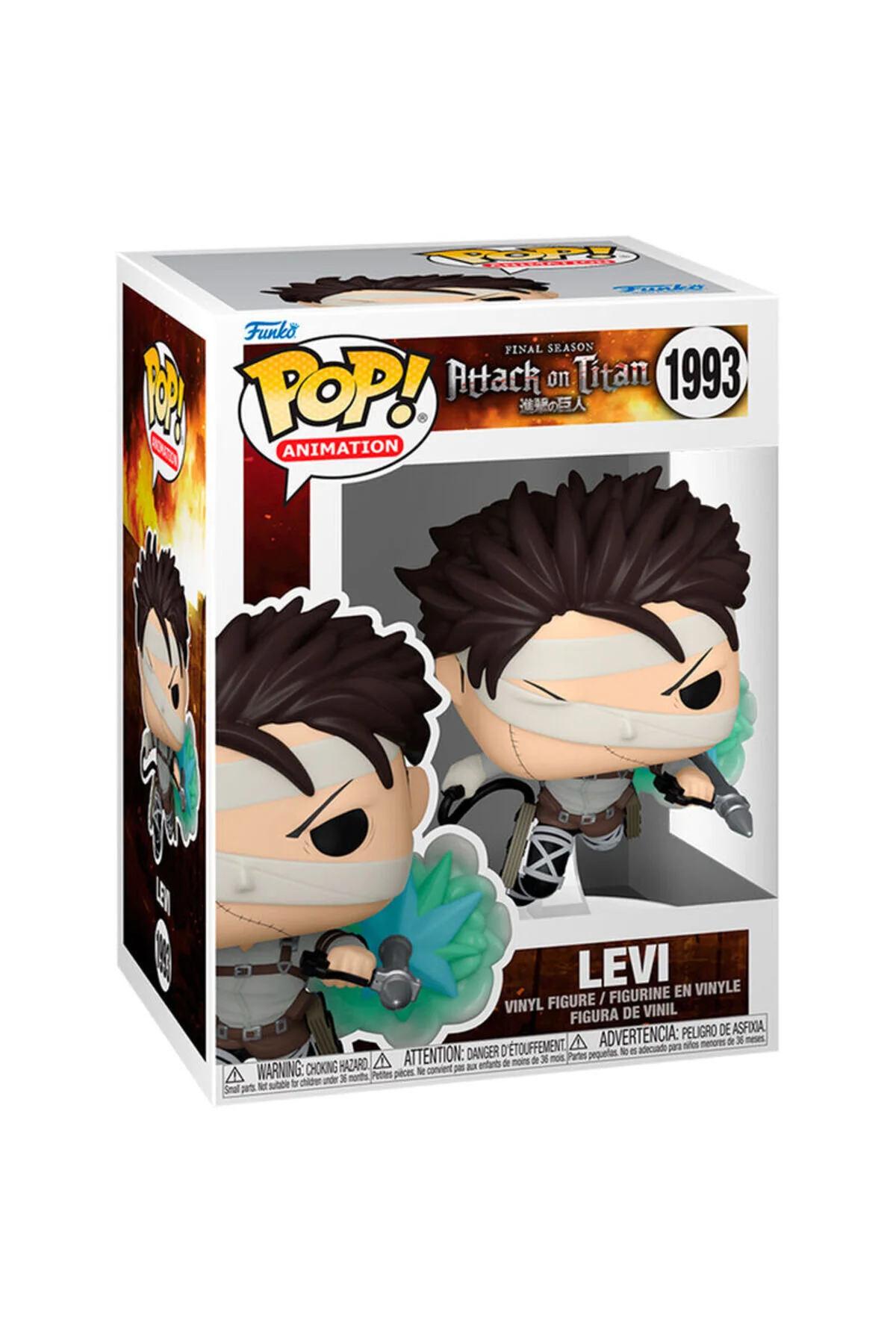 فیگور انیمیشن POP: ATTACK ON TITAN LEVI از ترکیه Funko