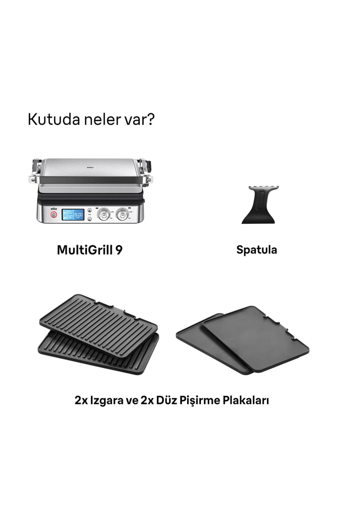 دستگاه ساندویچ و تست کباب پز توستر تماسی MULTIGRILL 9 PRO CG9043 اورجینال Braun