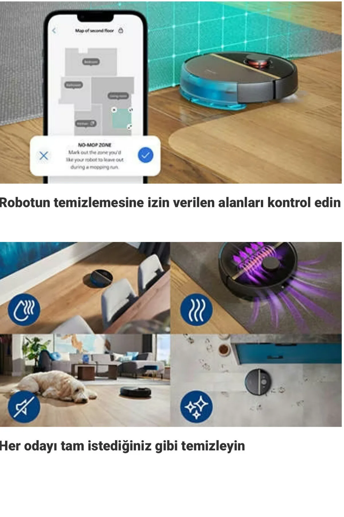 جاروبرقی رباتیک 5000PA MOP فیلیپس Philips