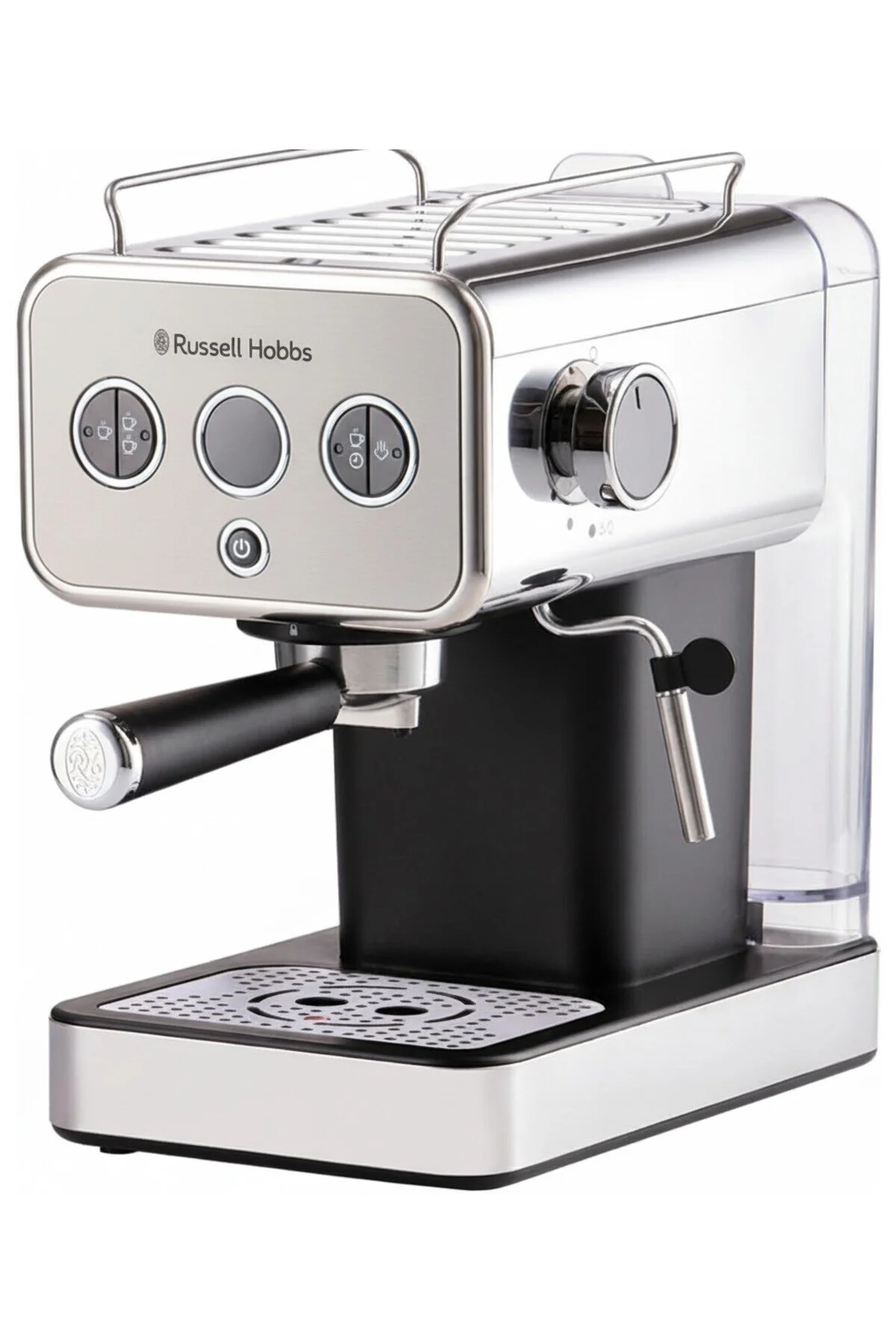 دستگاه اسپرسو و کاپوچینو Distinstrations شیر فوم فنجان گرم شده تیتانیوم  Russell Hobbs