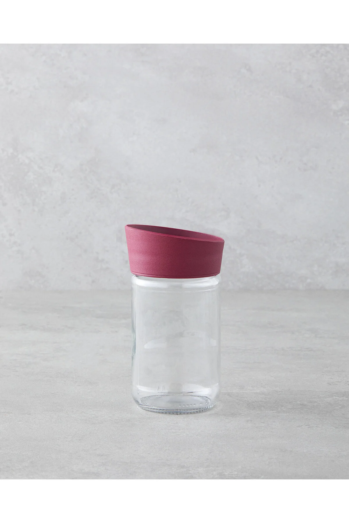 بانکه ادویه ALINA GLASS SPICE 314 ML BURGUNDY English Home