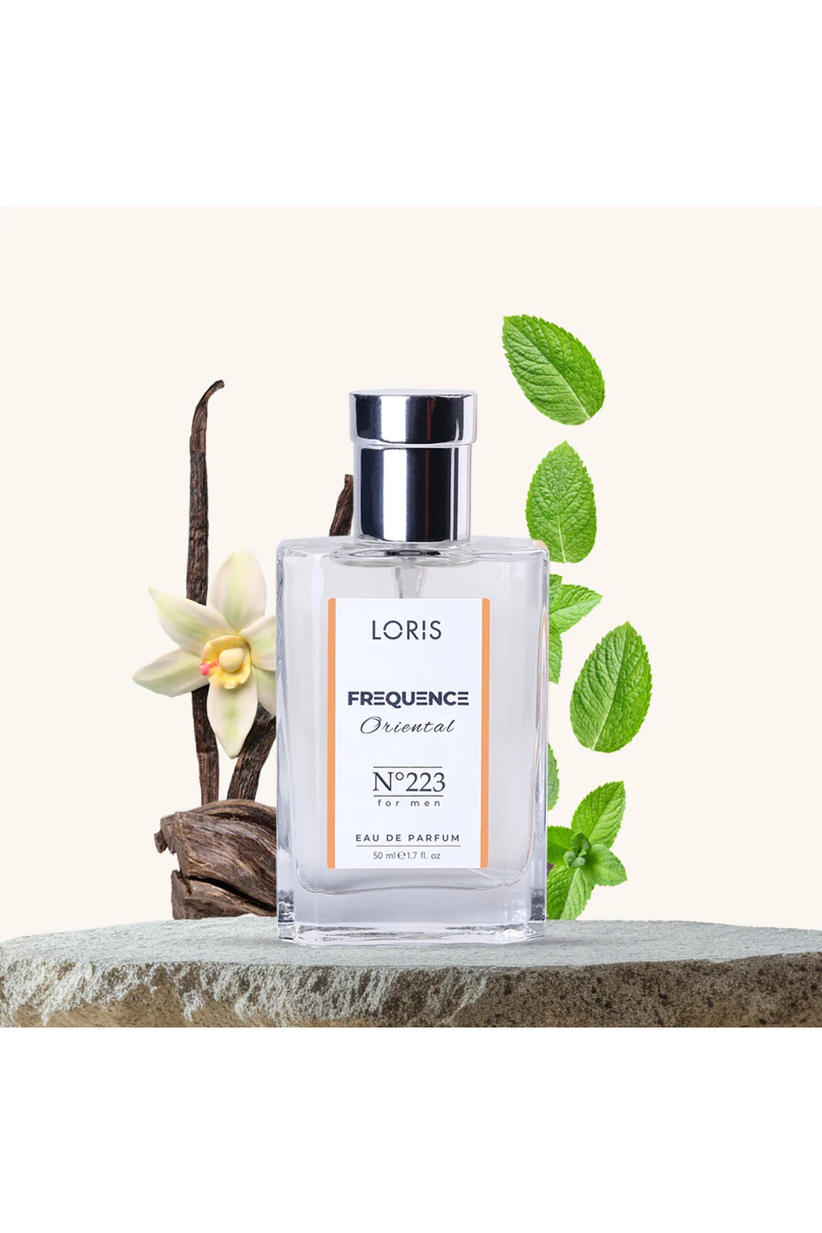 عطر مردانه E 223 FREQUENCE PARFUME ادوپرفیوم 50ML Loris