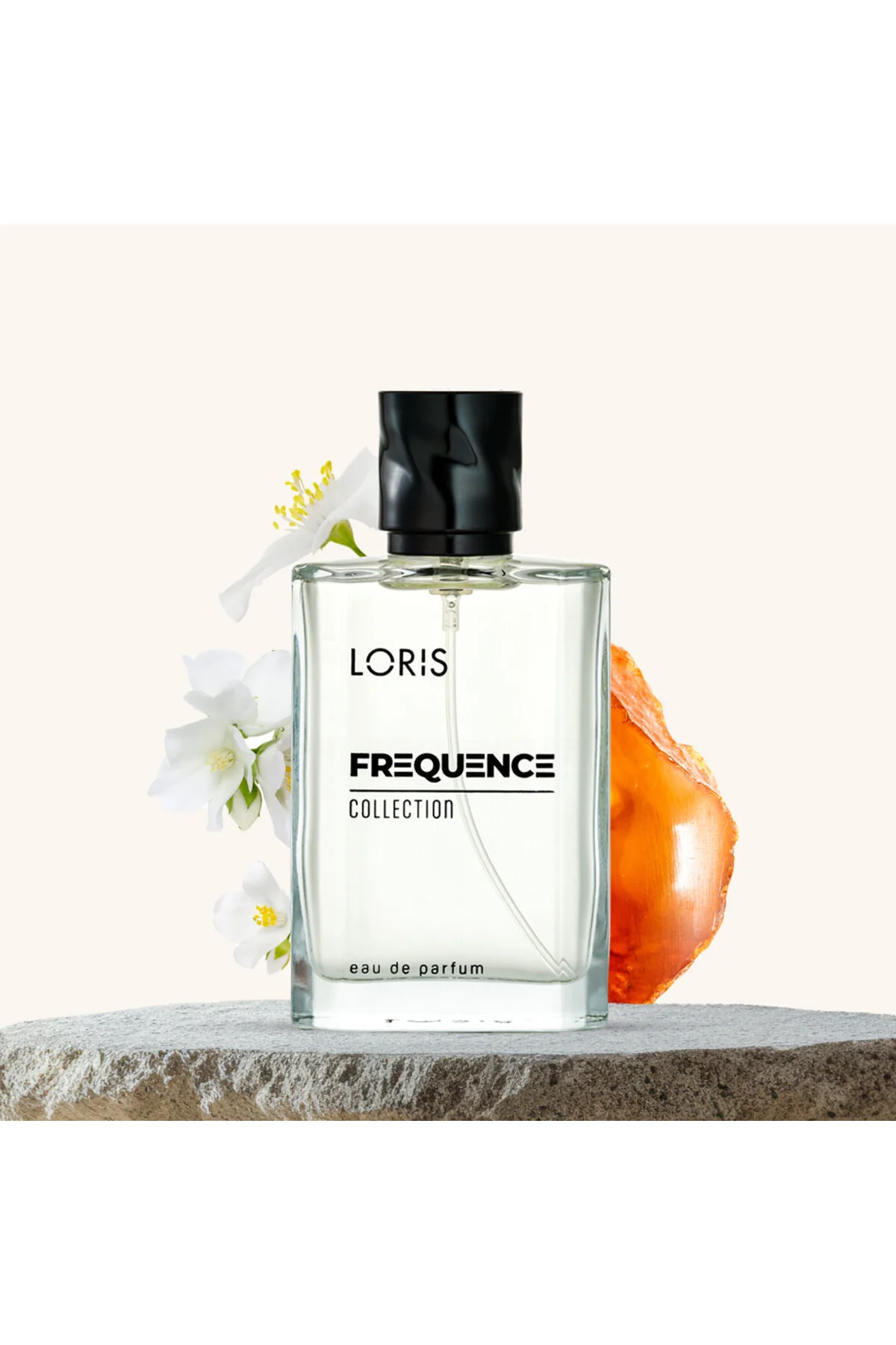 عطر زنانه K-249 فرکانس 50 میلی لیتر EDP - رایحه‌ای زنده و دینامیک با نت‌های گل سفید و کهربا Loris