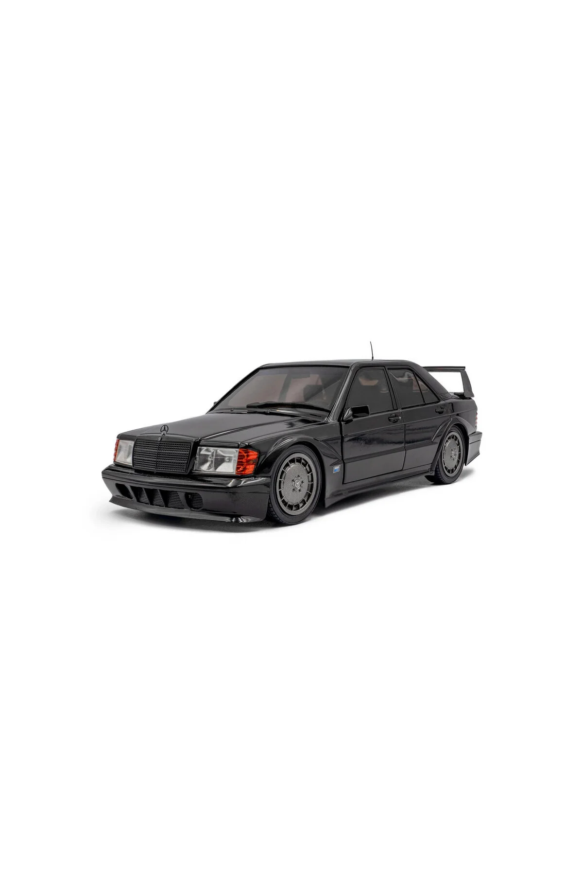 مدل خودرو S1801012 1 18 MERCEDES BENZ 190 W201 EVO II – WORKS مشکی 1990 اورجینال Solido