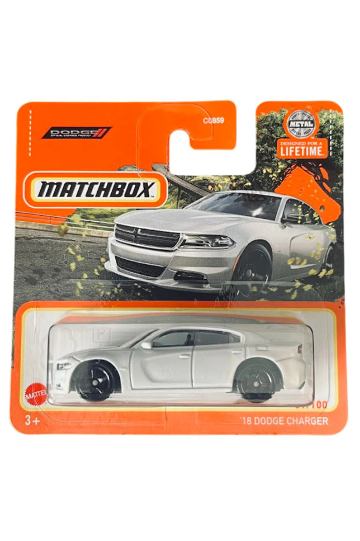ماشین اسباب بازی MATCHBOX '18 DODGE CHARGER 1 64 سفید 2023 از ترکیه HOT WHEELS