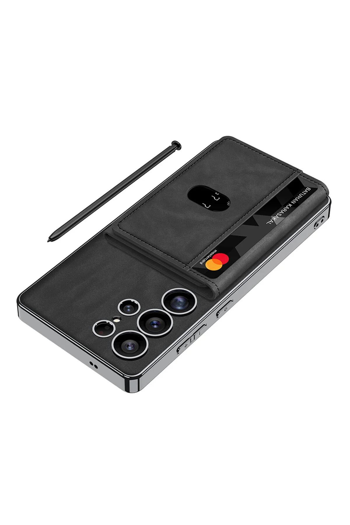 کاور و قاب کارت جداشدنی طرح چرم مصنوعی ULTRA CASE SAMSUNG GALAXY S25 با قابلیت شارژ M SAFE UnDePlus