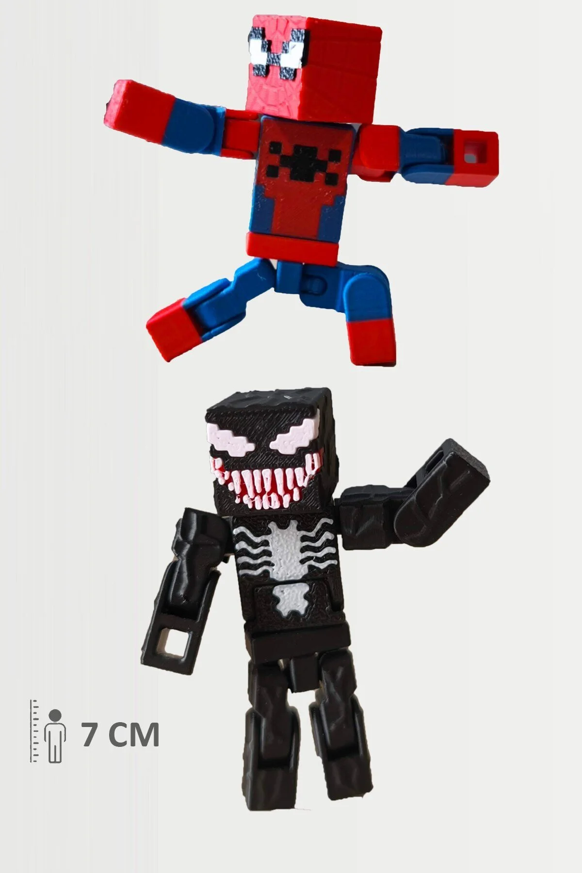 اسباب بازی های فیگور دیگر مشترک انیمیشن MINECRAFT SPIDER MAN و VENOM SPIDERMAN FigürDizayn