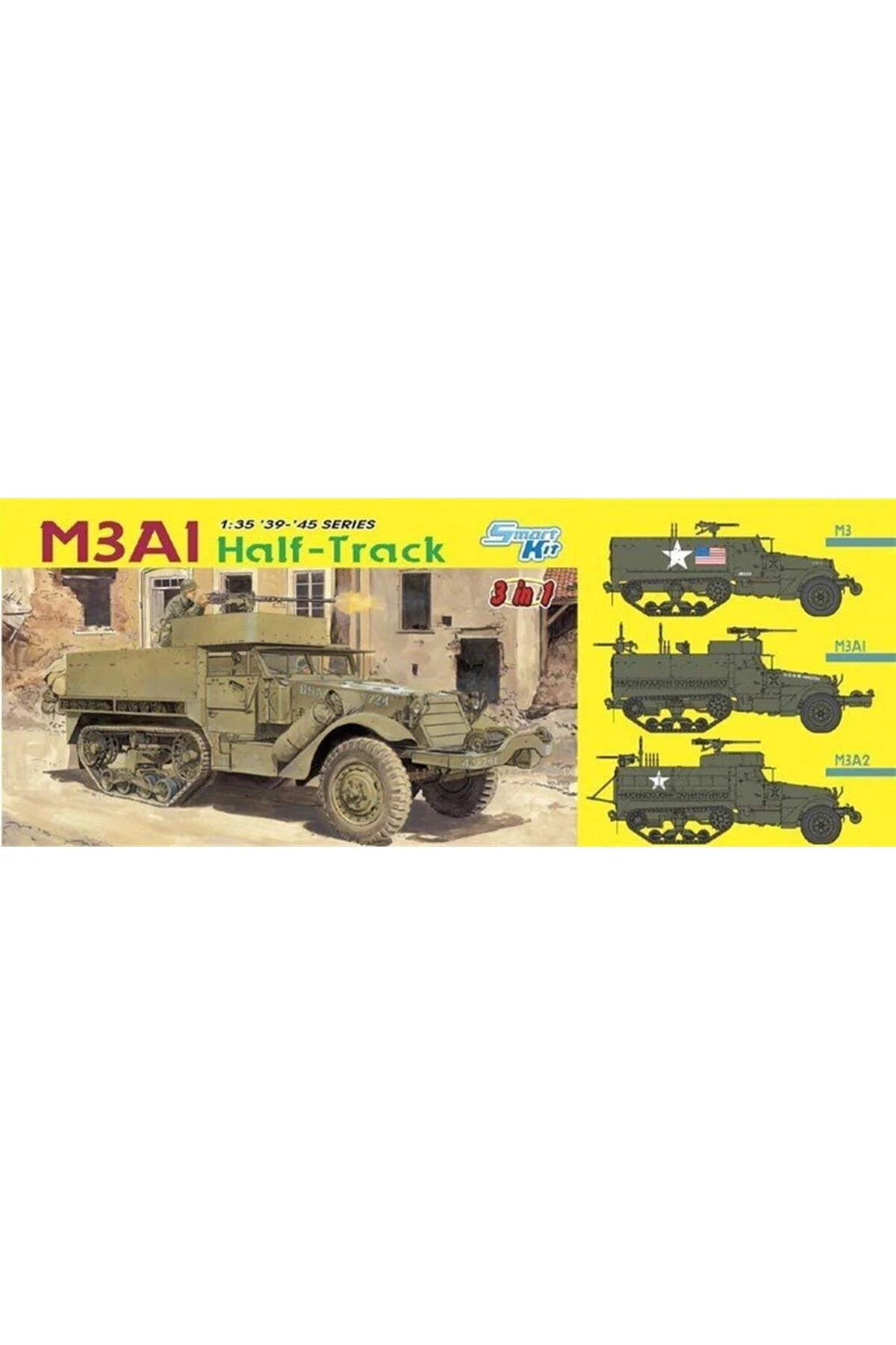 ماکت 6332 1 35 M3A1 SEMI CIT Dragon