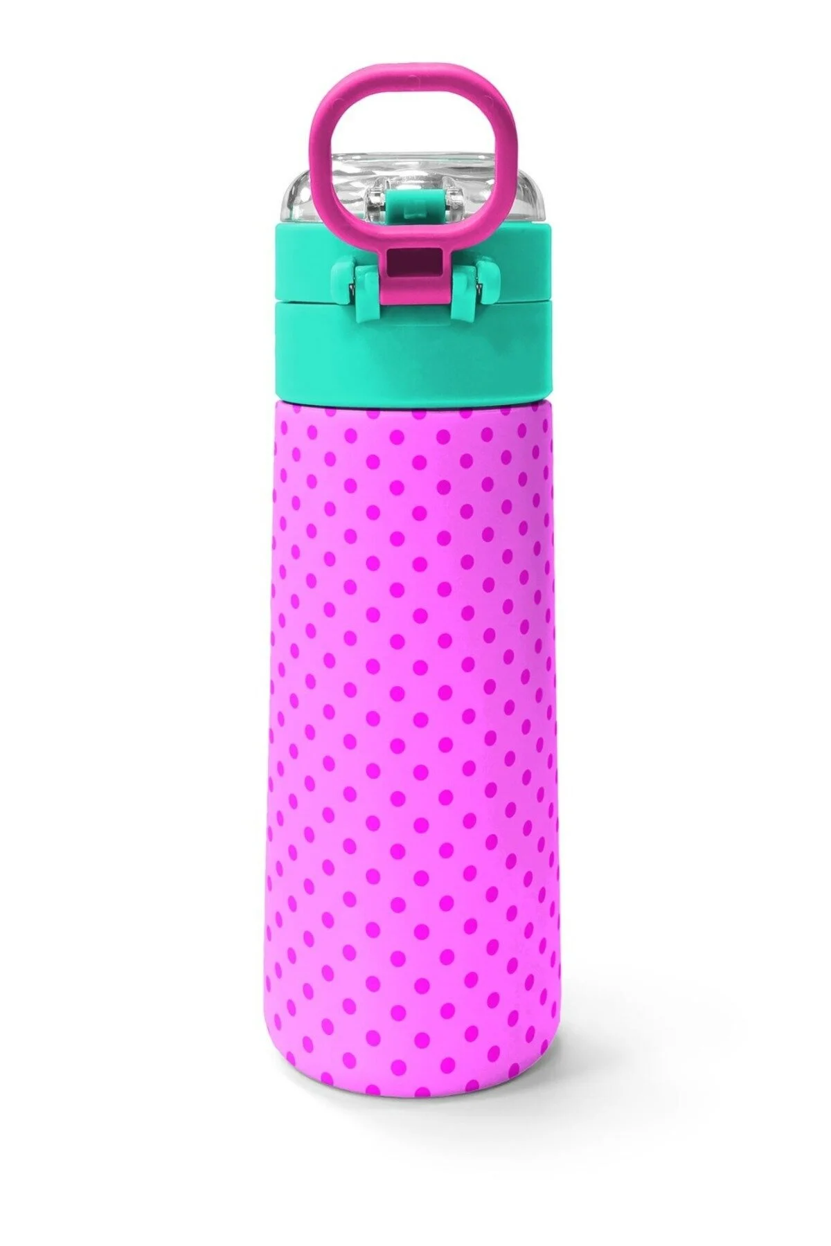 قمقمه و فلاسک استیل طرح گربه آبی بچه گانه با نی نوشیدنی مستقیم 500 میلی لیتری 31842 Coral High