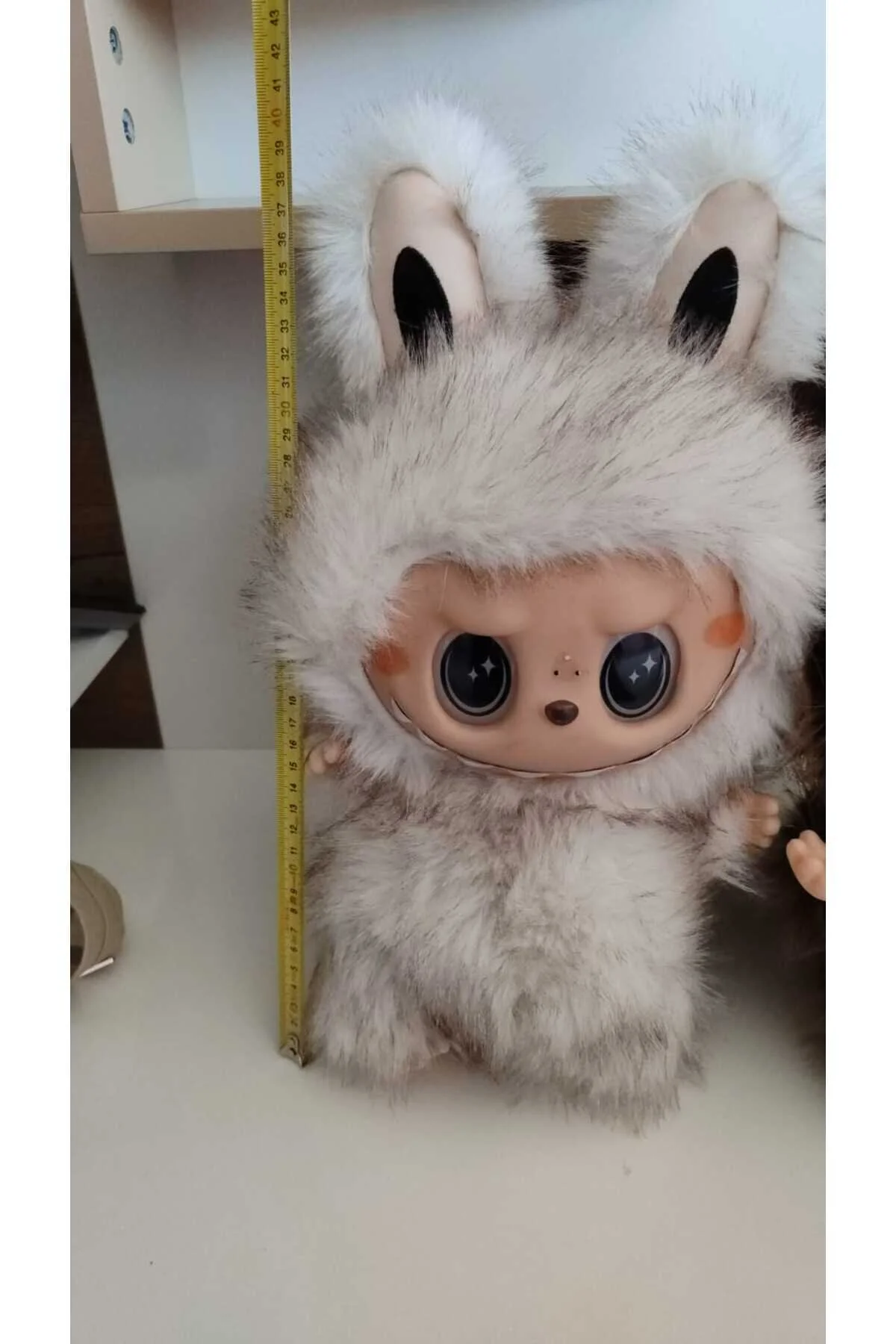 اسباب بازی های پشمی BABA LABUBU PLUSH TOY 37CM سایز بزرگ محصول با کیفیت FAMEMUS ACCESSORY