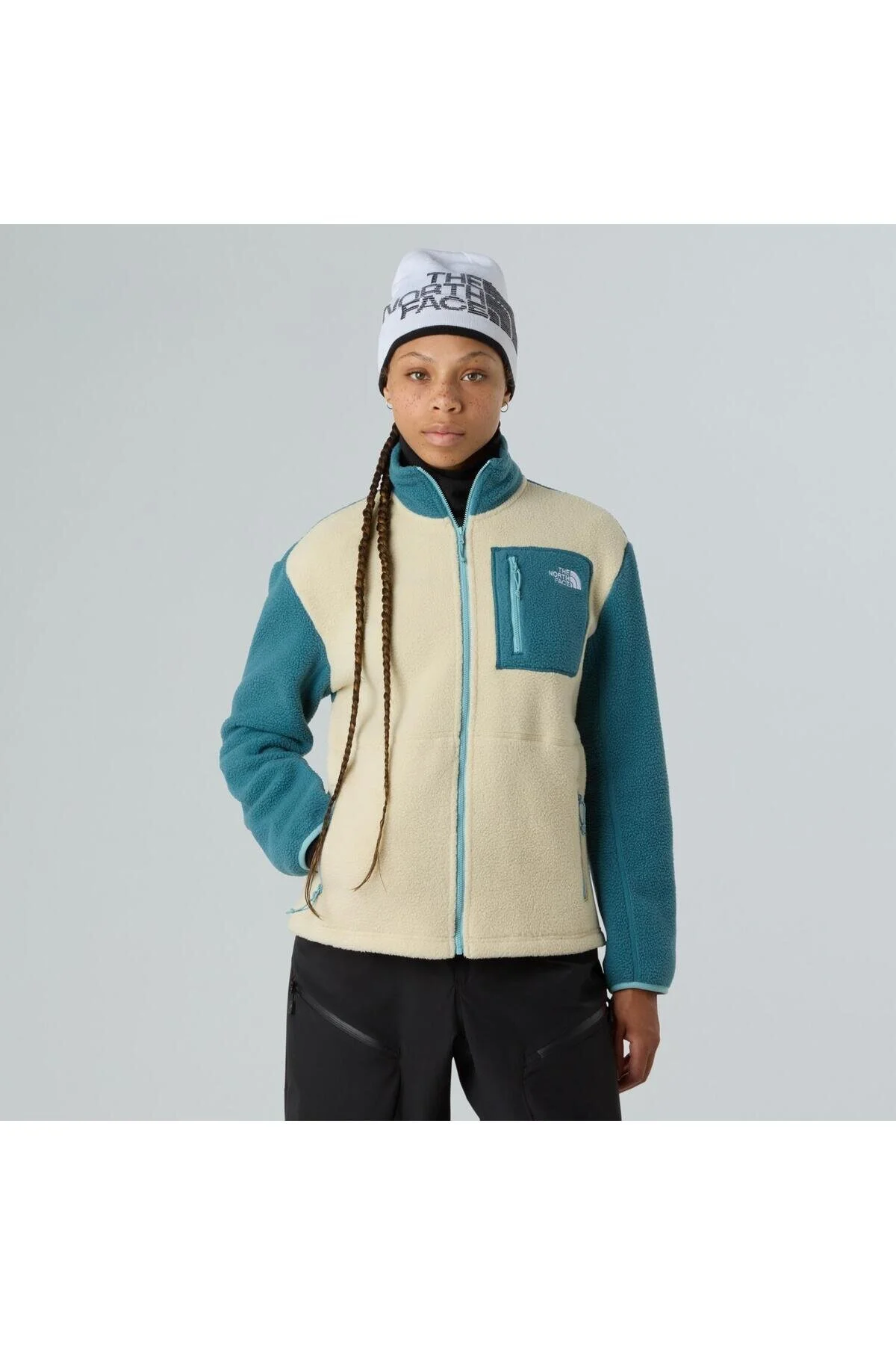 ژاکت پشمی زنانه زیپ تمام قد YUMIORI MULTICOLOR S نورث فیس The North Face