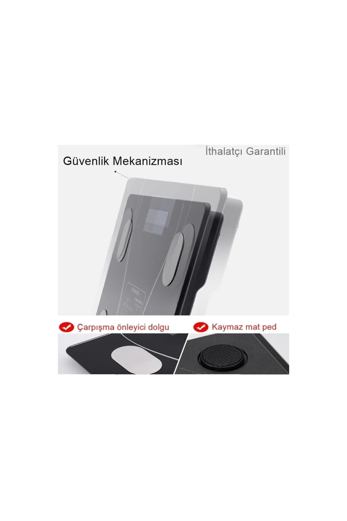 ترازو مقیاس توزین دیجیتال عضلات ماهیچه عضله آب اندازه گیری وزن پنل LED سیاه SepetBudur