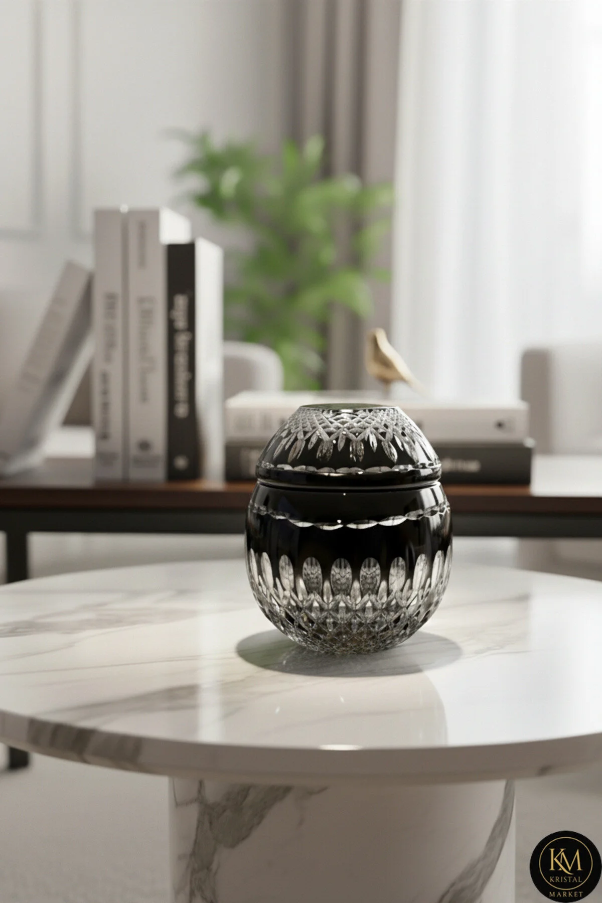 جای دستمال سفره مشکی شهر با 266 پوشش Kristal Market