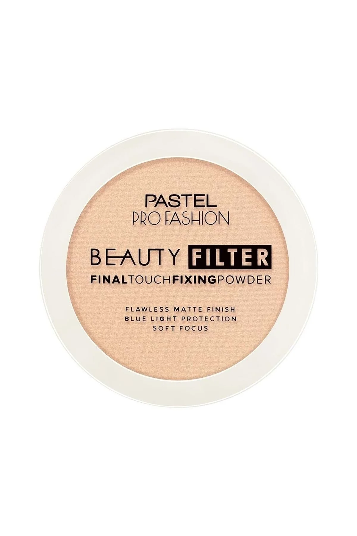 پودر فیکس کننده آرایش صورت رنگی سفید مدل Beauty Filter No 01 پاستل Pastel