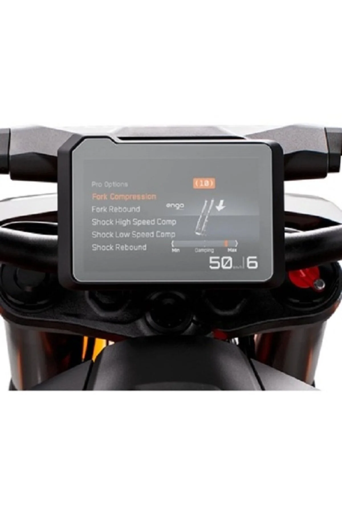 صفحه کیلومتر موتورسیکلت نمایش دیجیتال ماجراجویی KTM 390 2024 سازگار با نانو 9H GLASOR