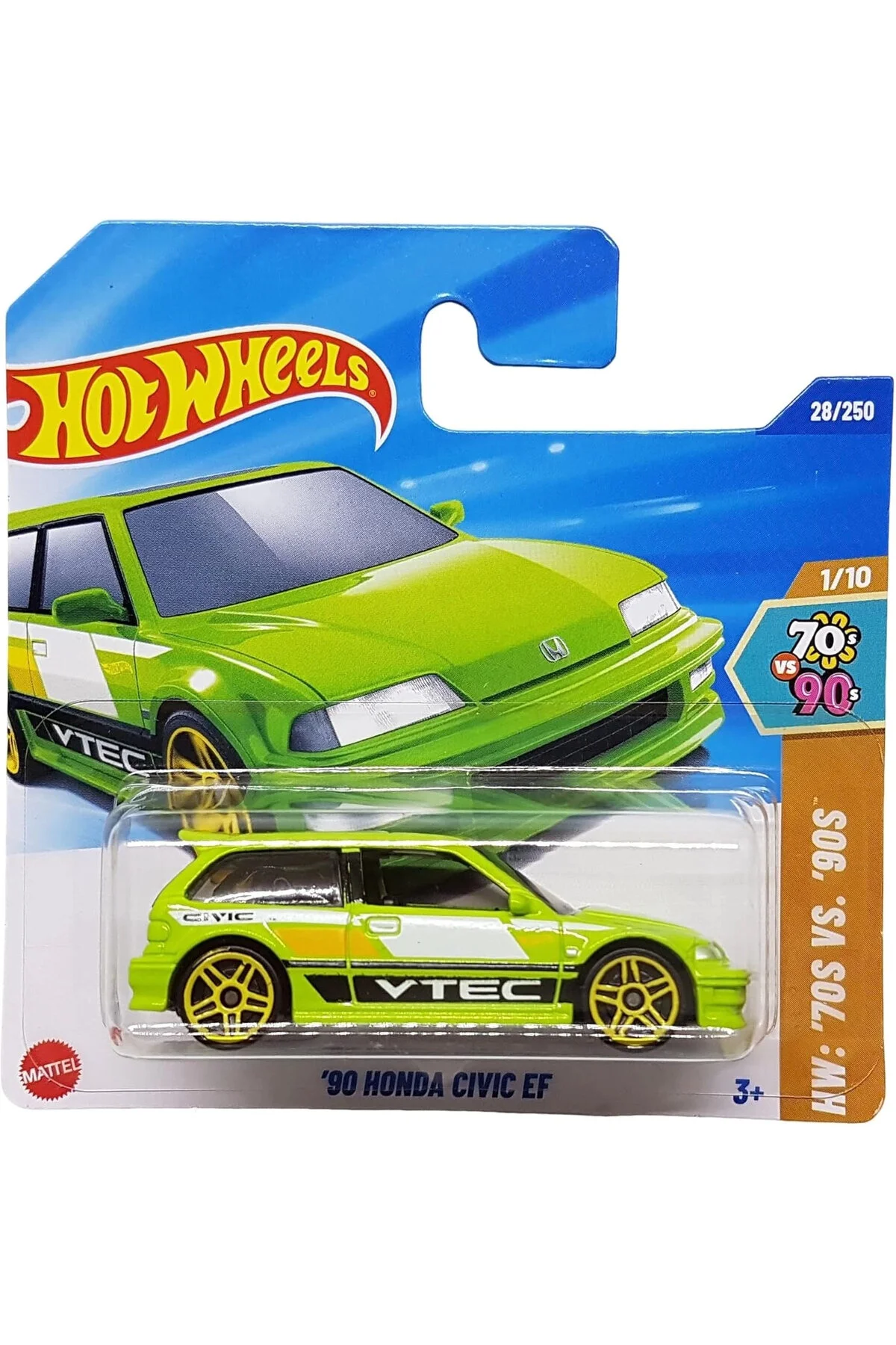 مدل خودرو ماشین های تک 90 هوندا سیویک EF HYX90 از ترکیه HOT WHEELS