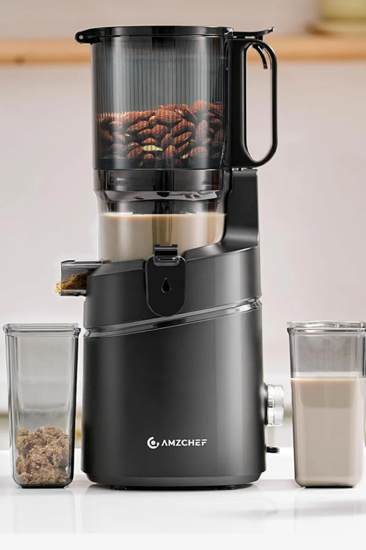 آب میوه و سبزی گیری آبمیوه 250 وات فیلتر اتوماتیک سه گانه جداسازی پالپ اورجینال AMZCHEF