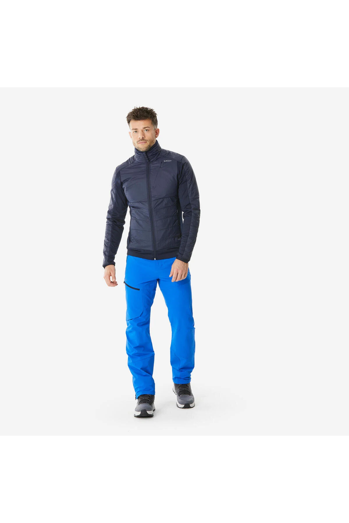 کت پشمی گرم مردانه کچوا آبی کوه MH900 Decathlon