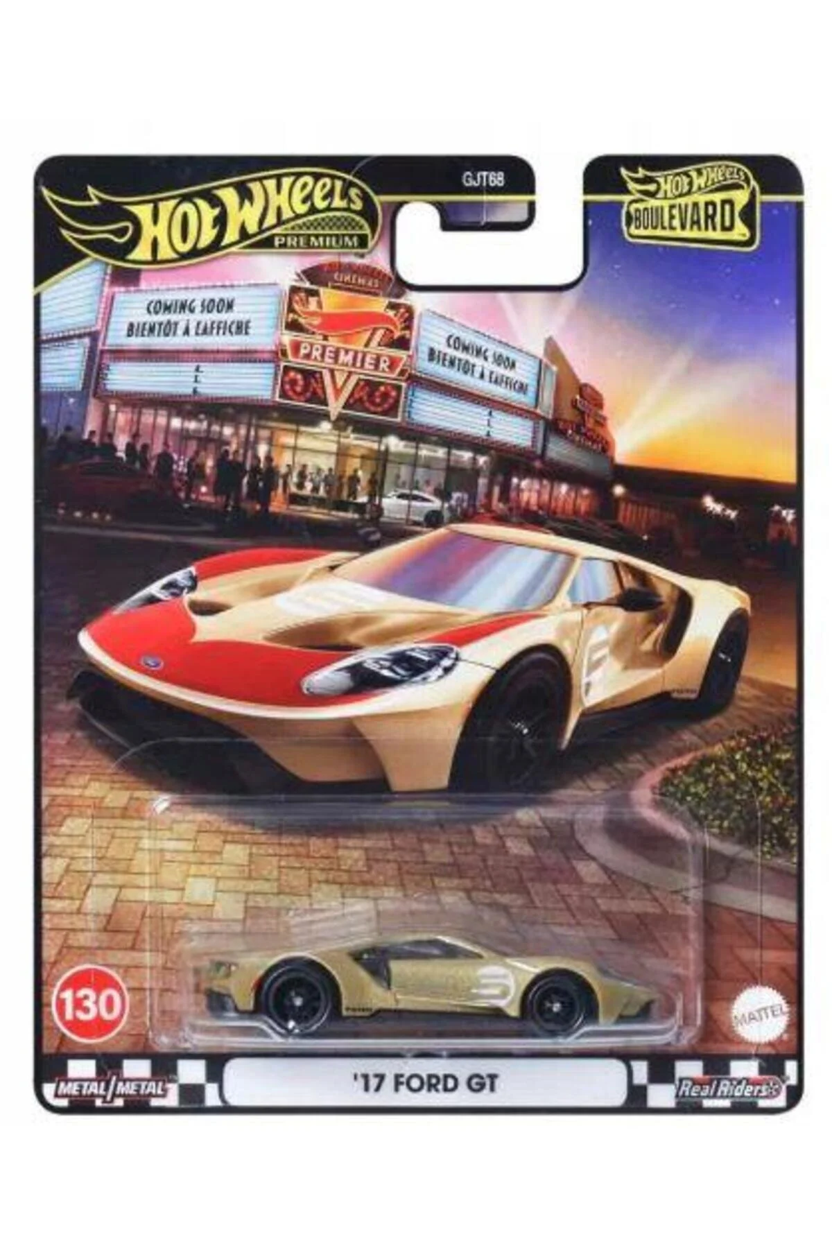 مدل خودرو بلوار پریمیوم '17 فورد GT GJT68 JBL15 اورجینال HOT WHEELS