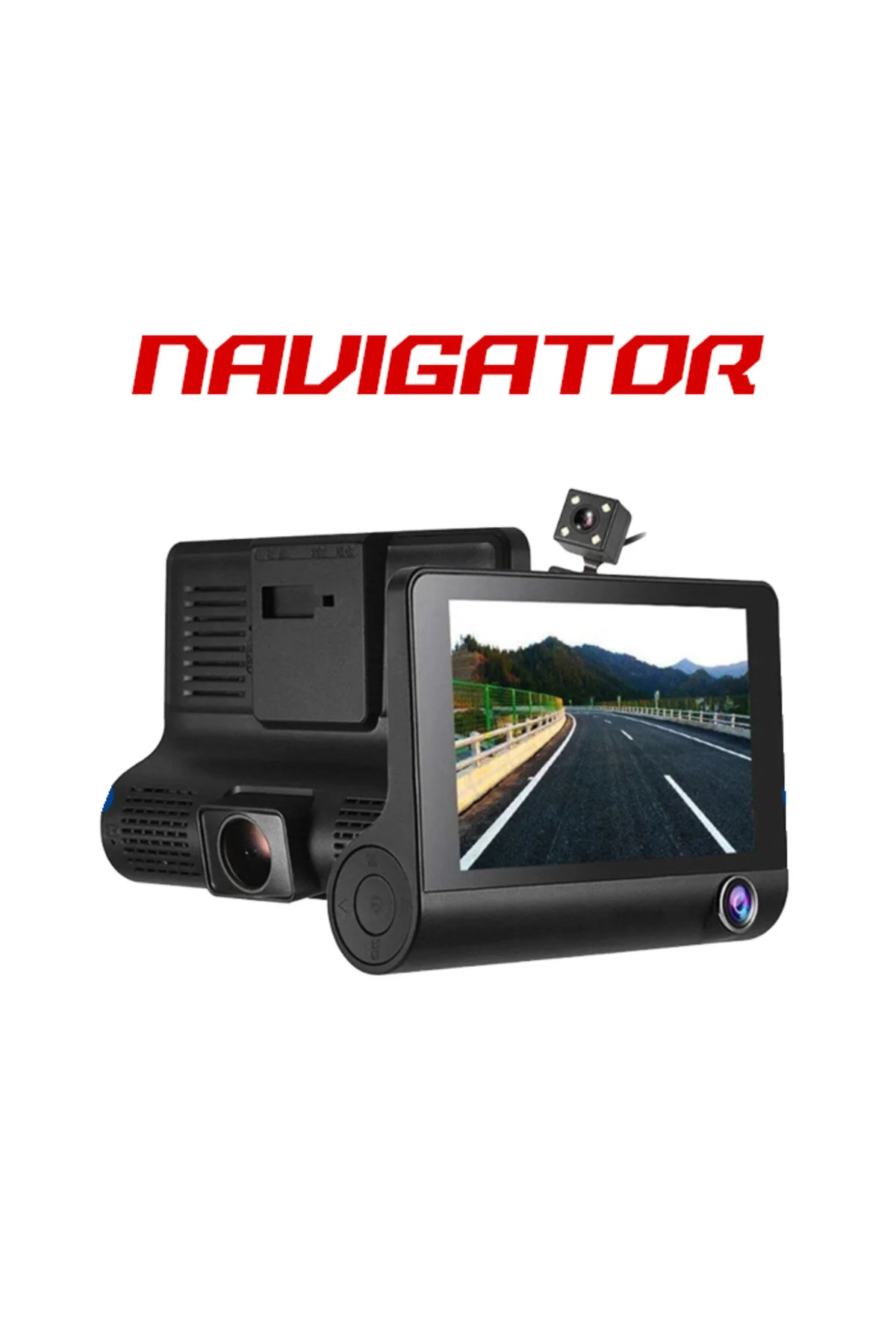 دوربین داشبورد سه گانه NG2160U آینه لمسی DVR 160 ANGLE 1080P NAVİGATÖR