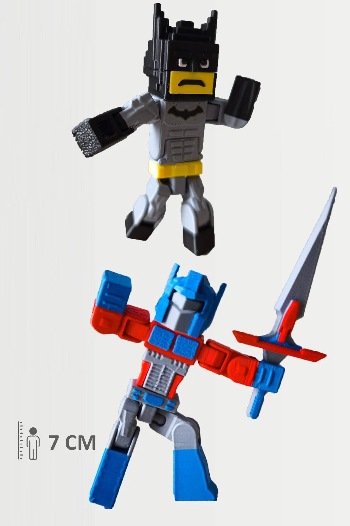 اسباب بازی های فیگور دیگر مشترک MINECRAFT BATMAN و OPTIMUS PRIME MOVABLE JOINTED FIGUR FigürDizayn