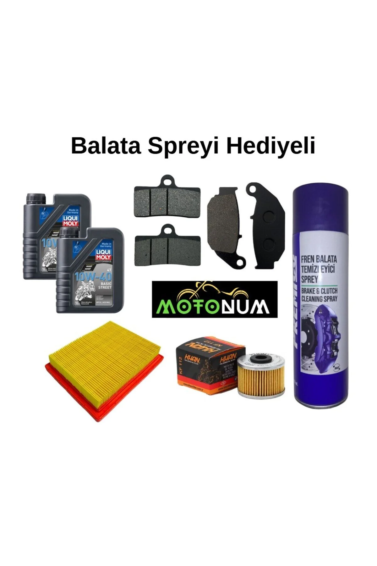 فیلتر هوای موتورسیکلت CF MOTO CL X 250 لنت ترمز جلو و ست تعمیر نگهداری LIQUI MOLY STREET Motonum