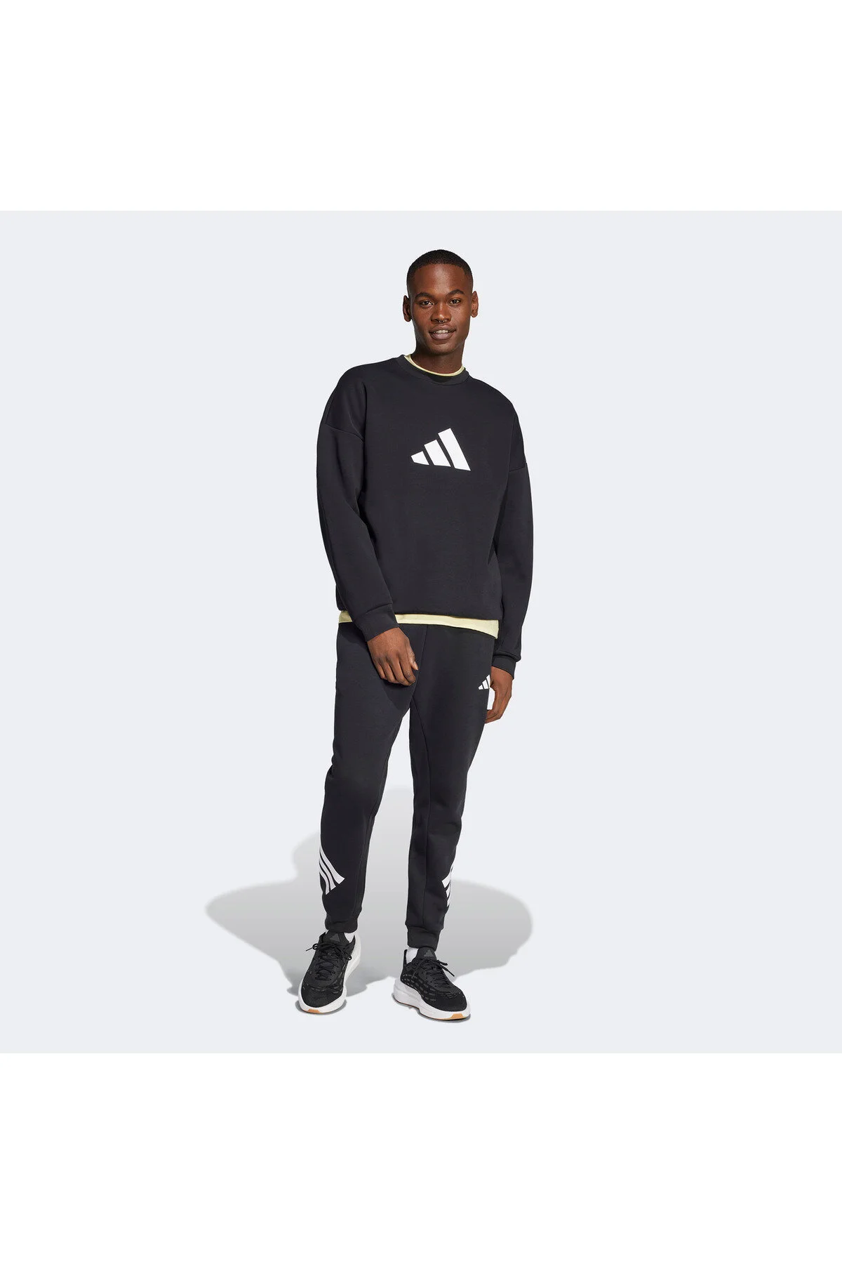 شلوار گرمکن ورزشی مشکی مردانه لباس های روزانه شش M FI 3S PT adidas