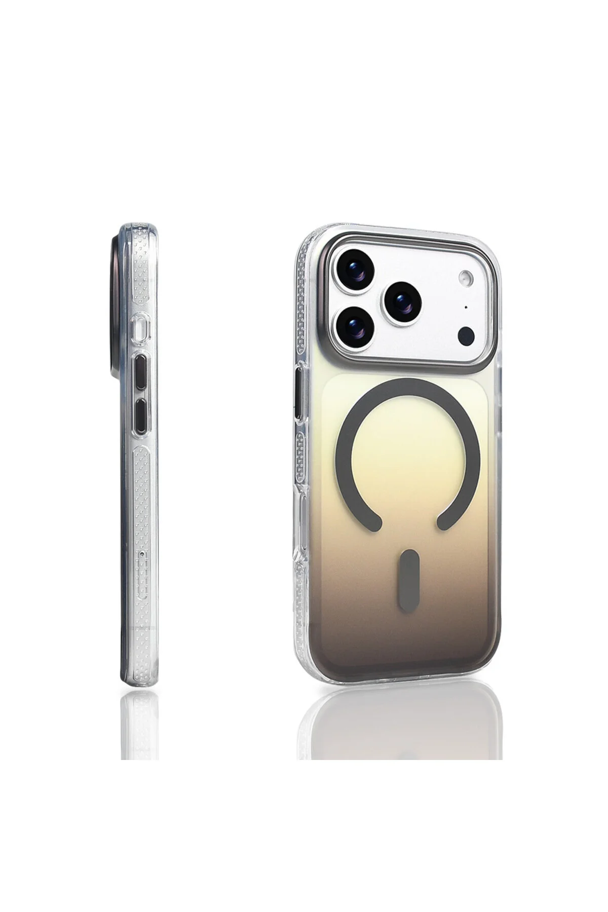 کاور و قاب محافظ رنگی شفاف ZORE TOROS APPLE IPHONE 17 PRO با قابلیت شارژ M SAFE Alan Tech
