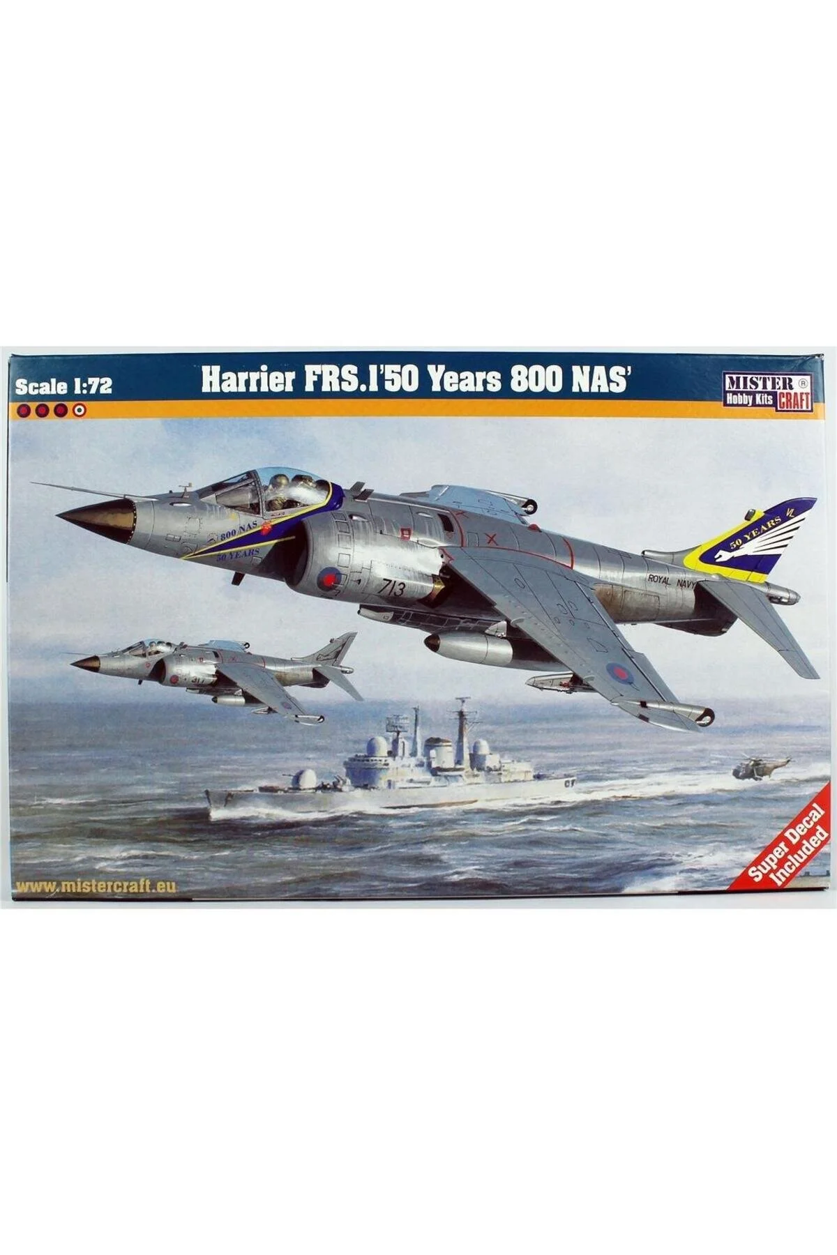 ماکت D101 1 72 FRS.1 50 سال 800 NAS کیت مدل پلاستیکی هواپیمای جنگنده Mistercraft
