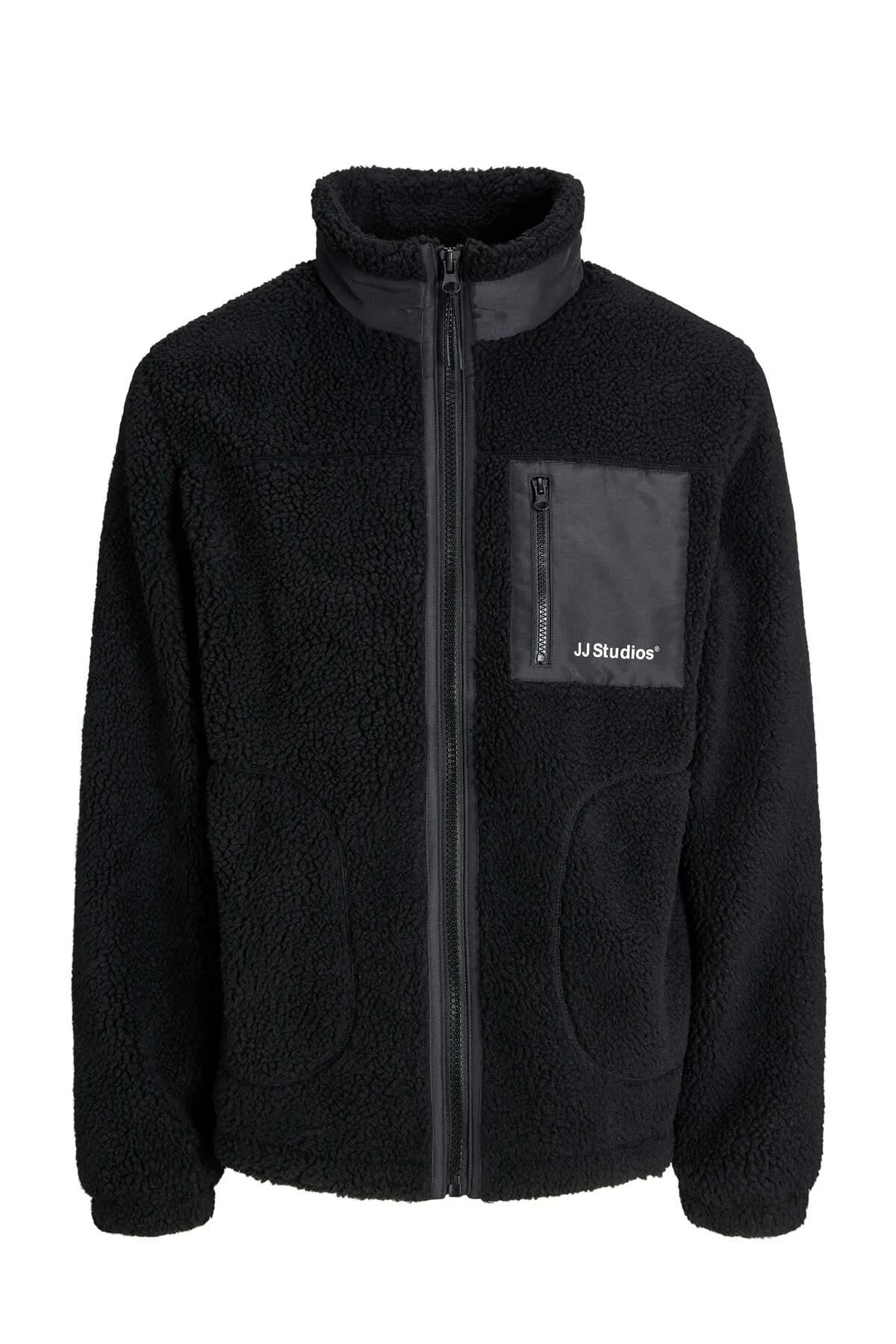 کاپشن کت مردانه مشکی JJESOHO TEDDY JACKET NOOS Jack & Jones