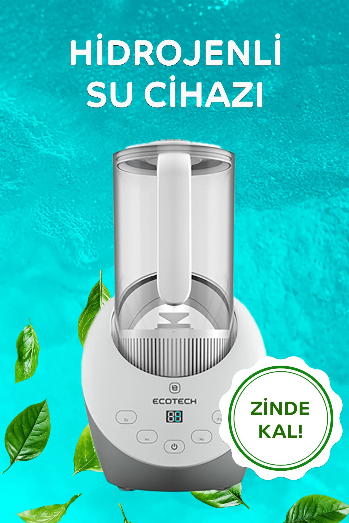 تصفیه کننده آب دستگاه تولید هیدروژن با فیلتر یدکی Ecotech