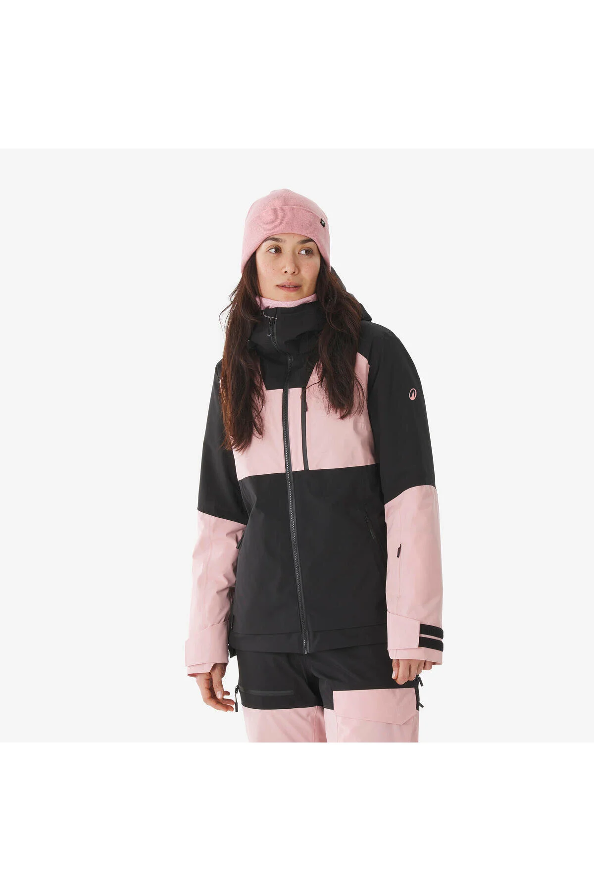ژاکت اسنوبرد زنانه WEDZE برای اسکی تمام کوهستان صورتی 500 صبح Decathlon