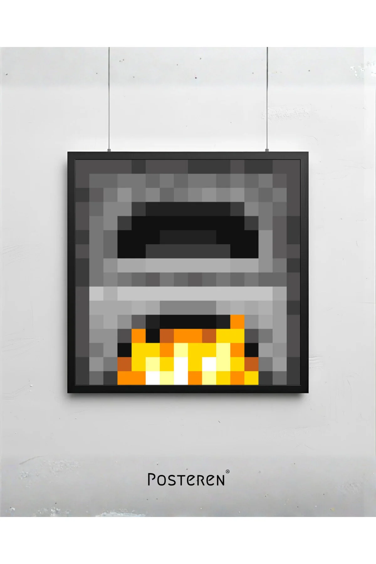 تابلو چاپ بوم مربعی MINECRAFT HEARTH POSTEREN