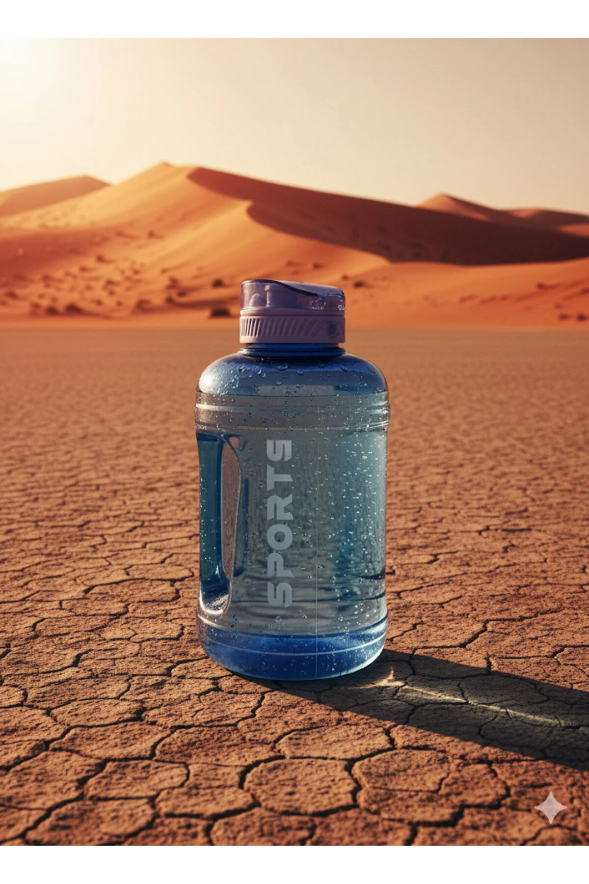 قمقمه ورزشی بطری آب 2200 میلی لیتری سالن تناسب اندام و استفاده در فضای باز بدون BPA EveFix