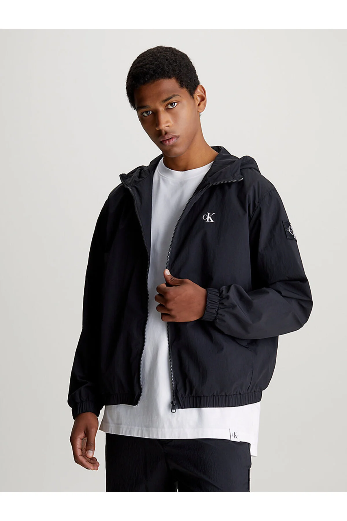 کت مشکی مردانه بادگیر کلوین کلین اورجینال Calvin Klein