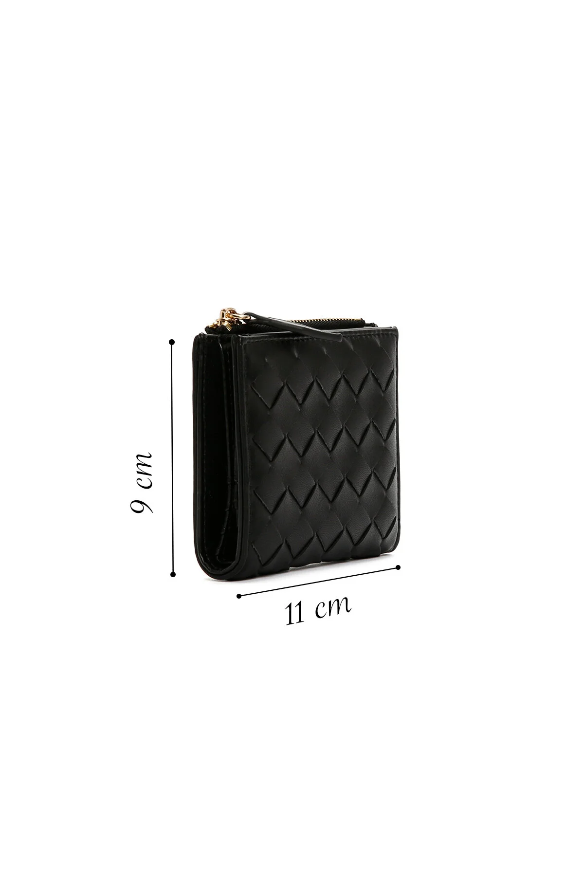 کیف پول بافتنی مشکی زنانه 000A2D550429 Derimod