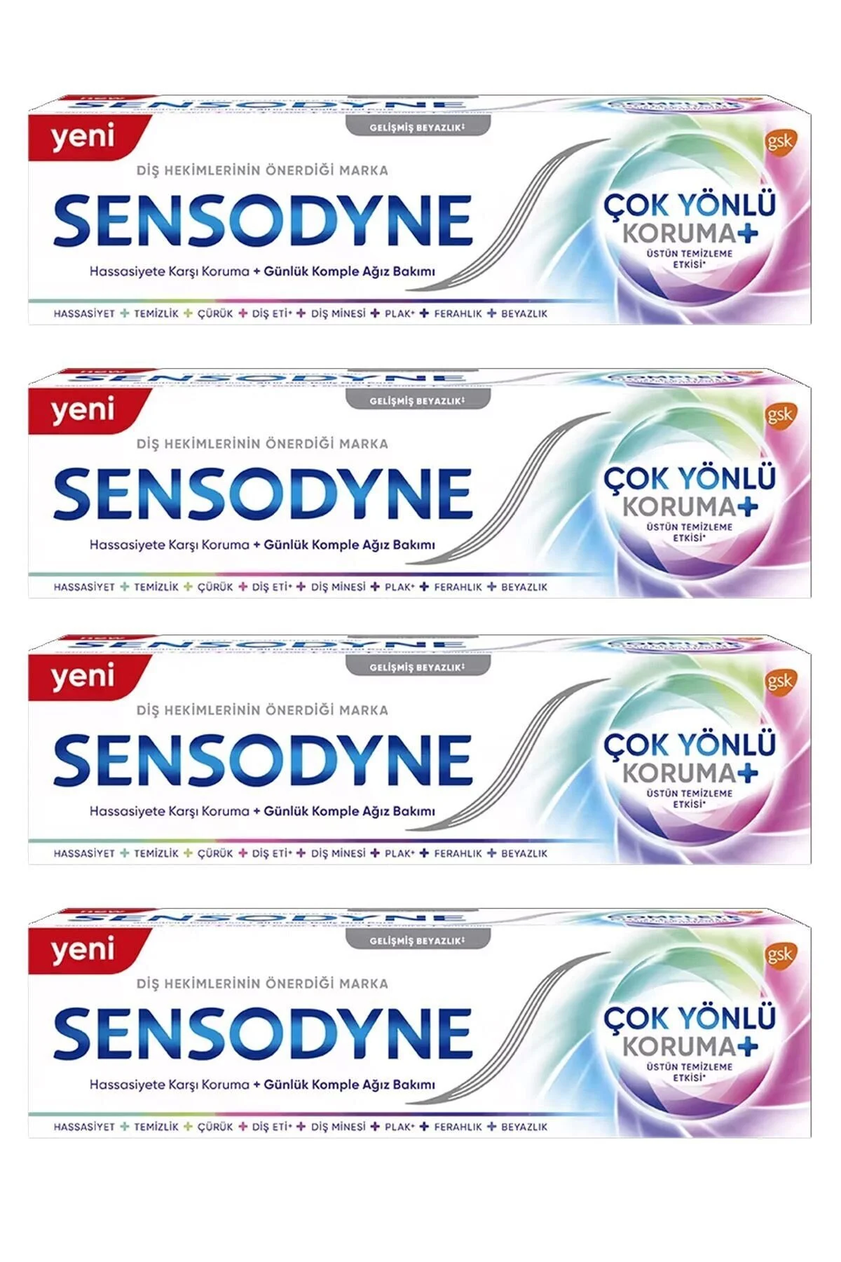 خمیردندان محافظ همه کاره 1+1 50 میلی لیتر X2 قطعه اورجینال Sensodyne