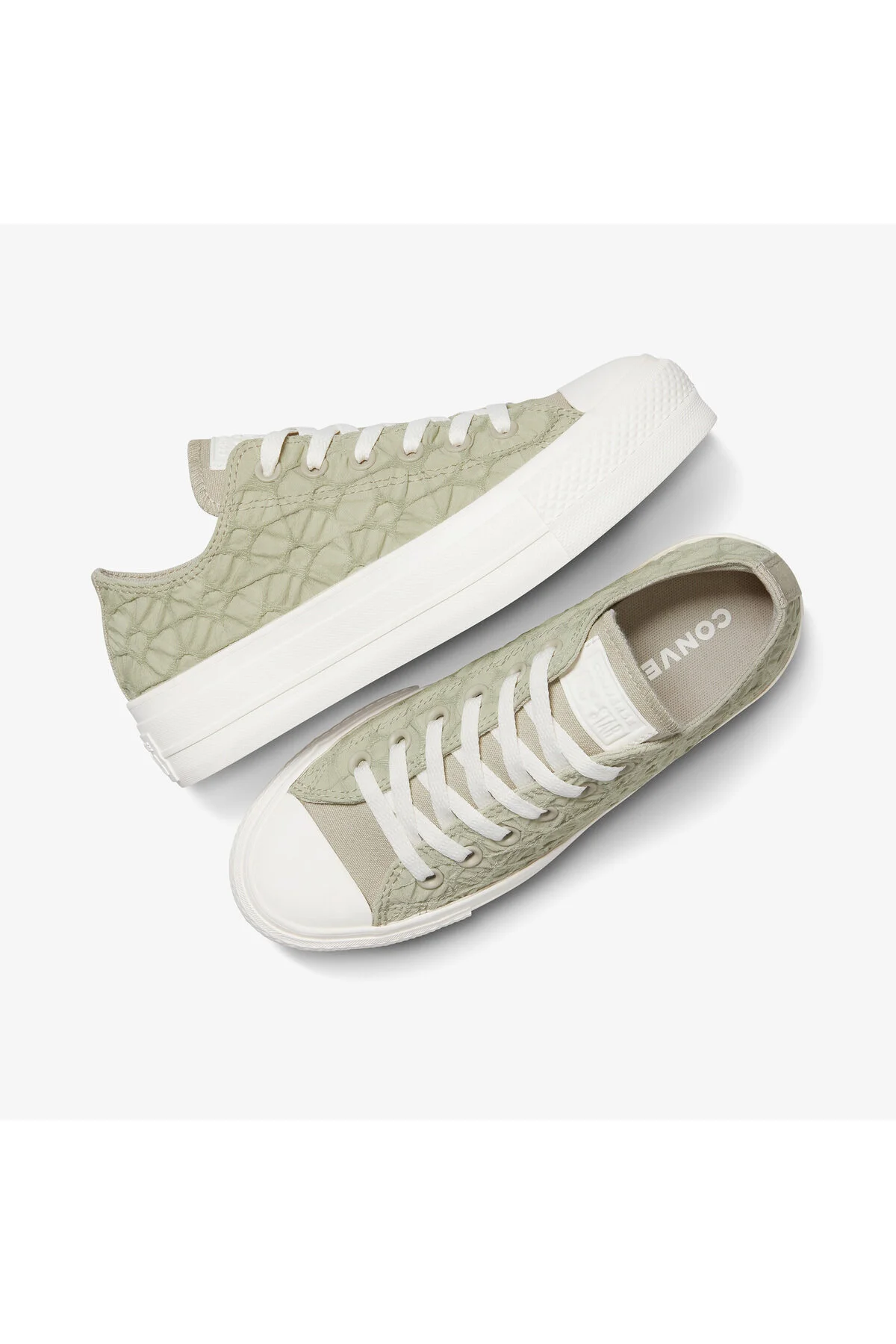 کفش اسپرت زنانه کانورس مدل Chuck Taylor All Star Lift – خاکی