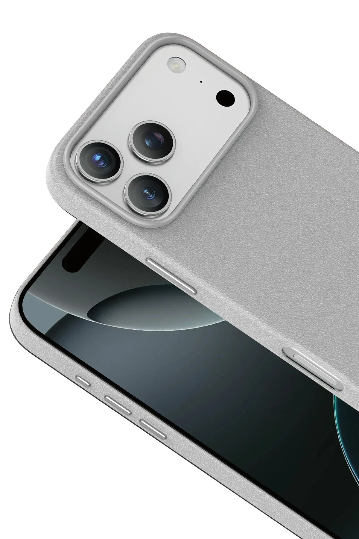 کاور و قاب چرمی آیفون 17 پرو مکس اپل با روکش نرم ظاهری ممتاز MAGSAFE KeepHone