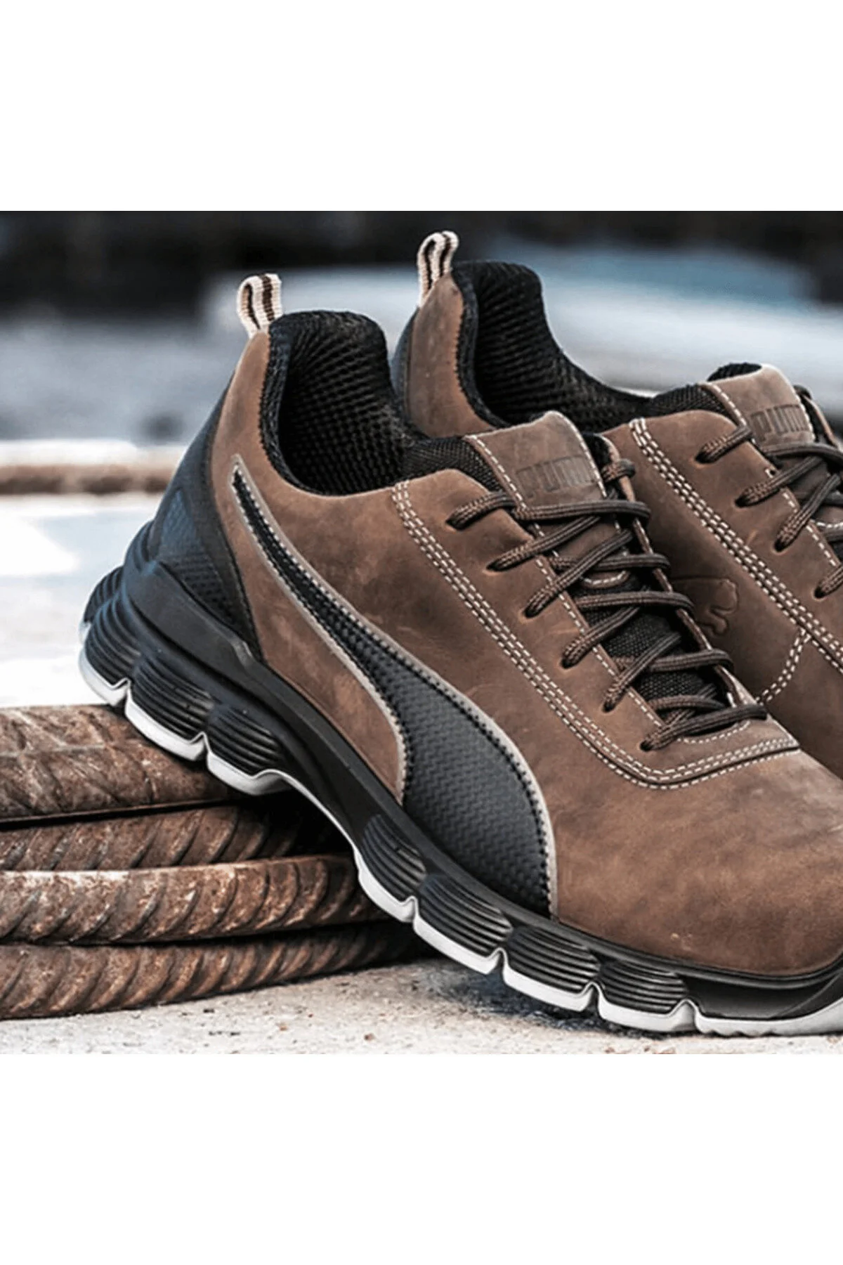 CONDOR SAFETY FOOD NUBUK LEATHER SHOE S3 SRC ESD پوما Puma