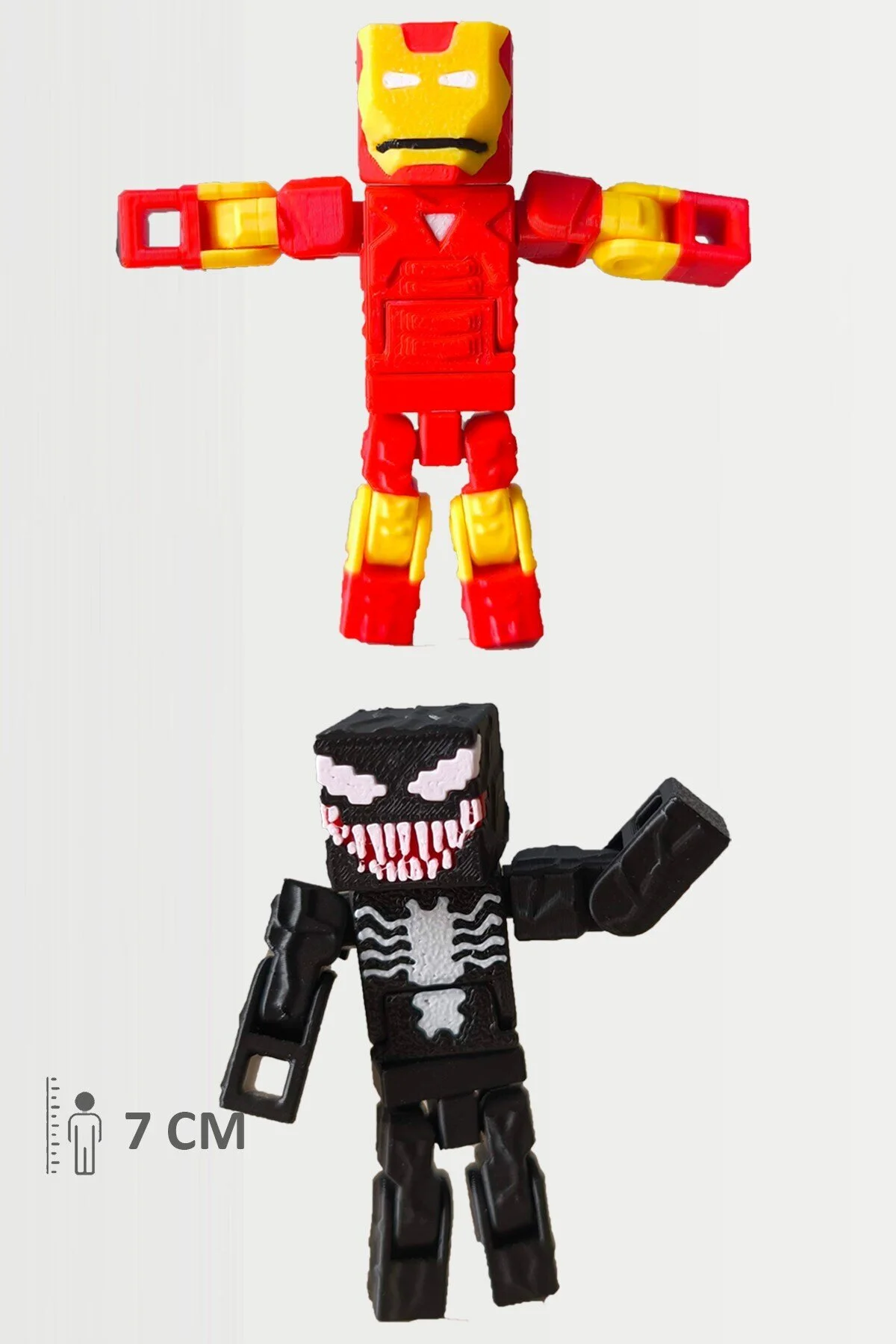 اسباب بازی های فیگور دیگر مشترک انیمیشن MINECRAFT IRONMAN و VENOM FigürDizayn