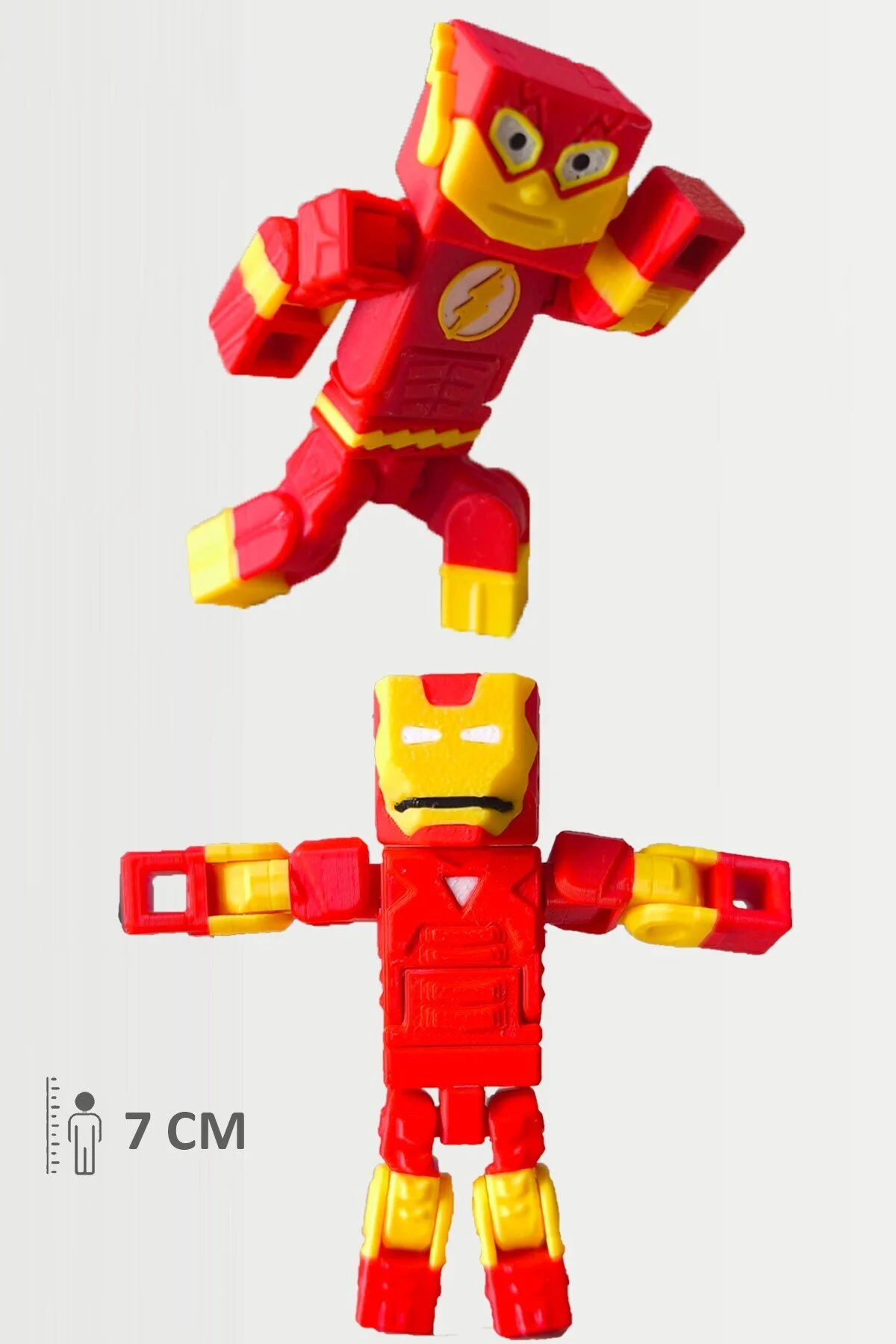 اسباب بازی های فیگور دیگر MINECRAFT THE FLASH و IRONMAN MOVABLE JOINTED FIGUR FigürDizayn