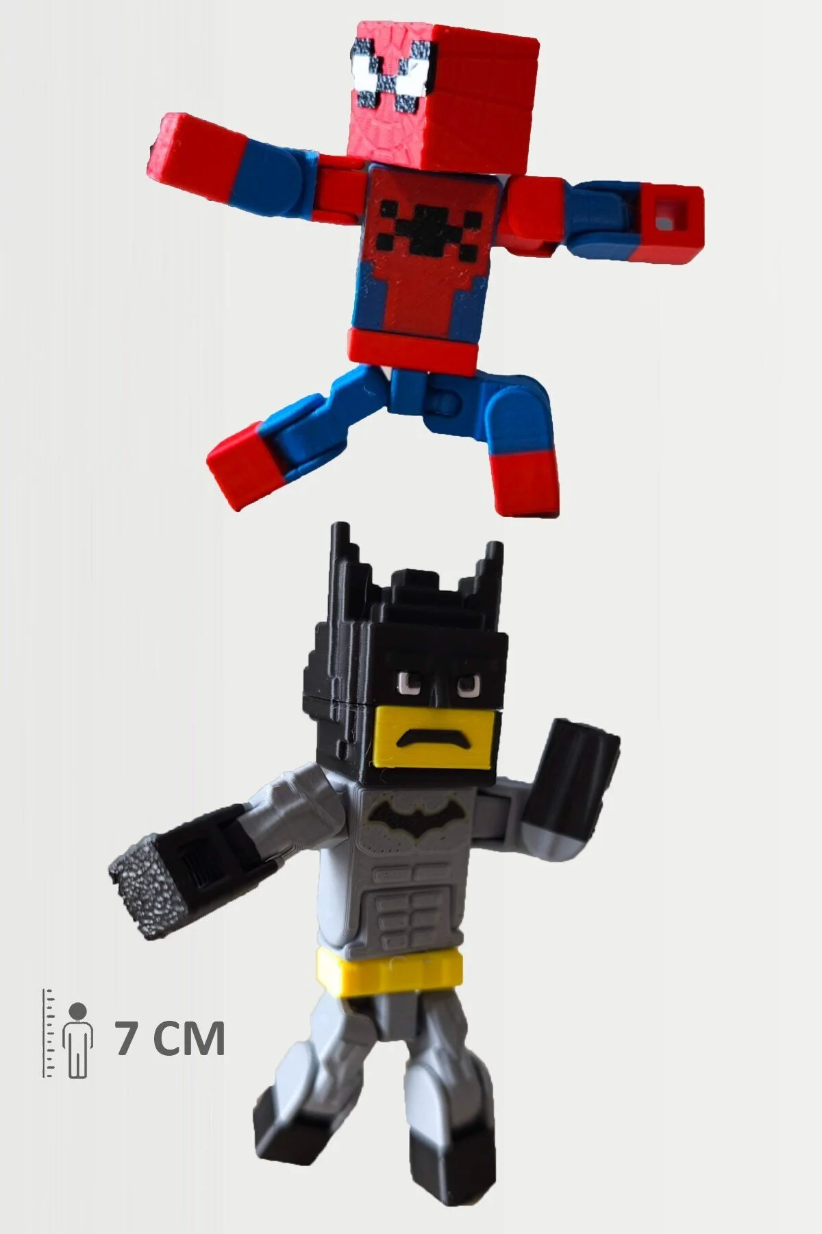اسباب بازی های فیگور دیگر MINECRAFT SPIDER MAN SPIDERMAN و BATMAN ANIMATED JOINTED FIGUR FigürDizayn
