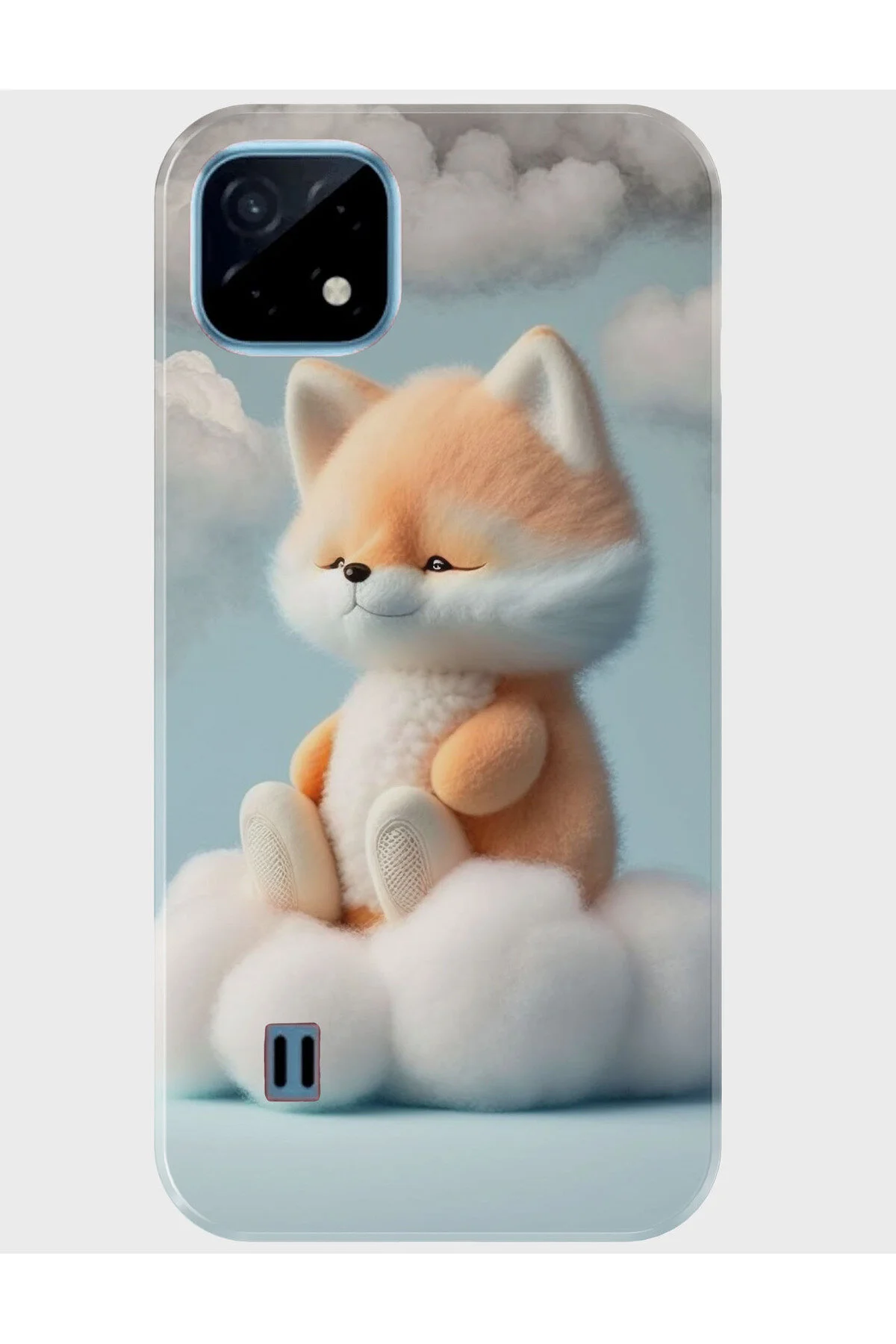 کاور و قاب دوربین محافظ REALME C11 با طرح سیلیکون دار BABYFOX Duadan