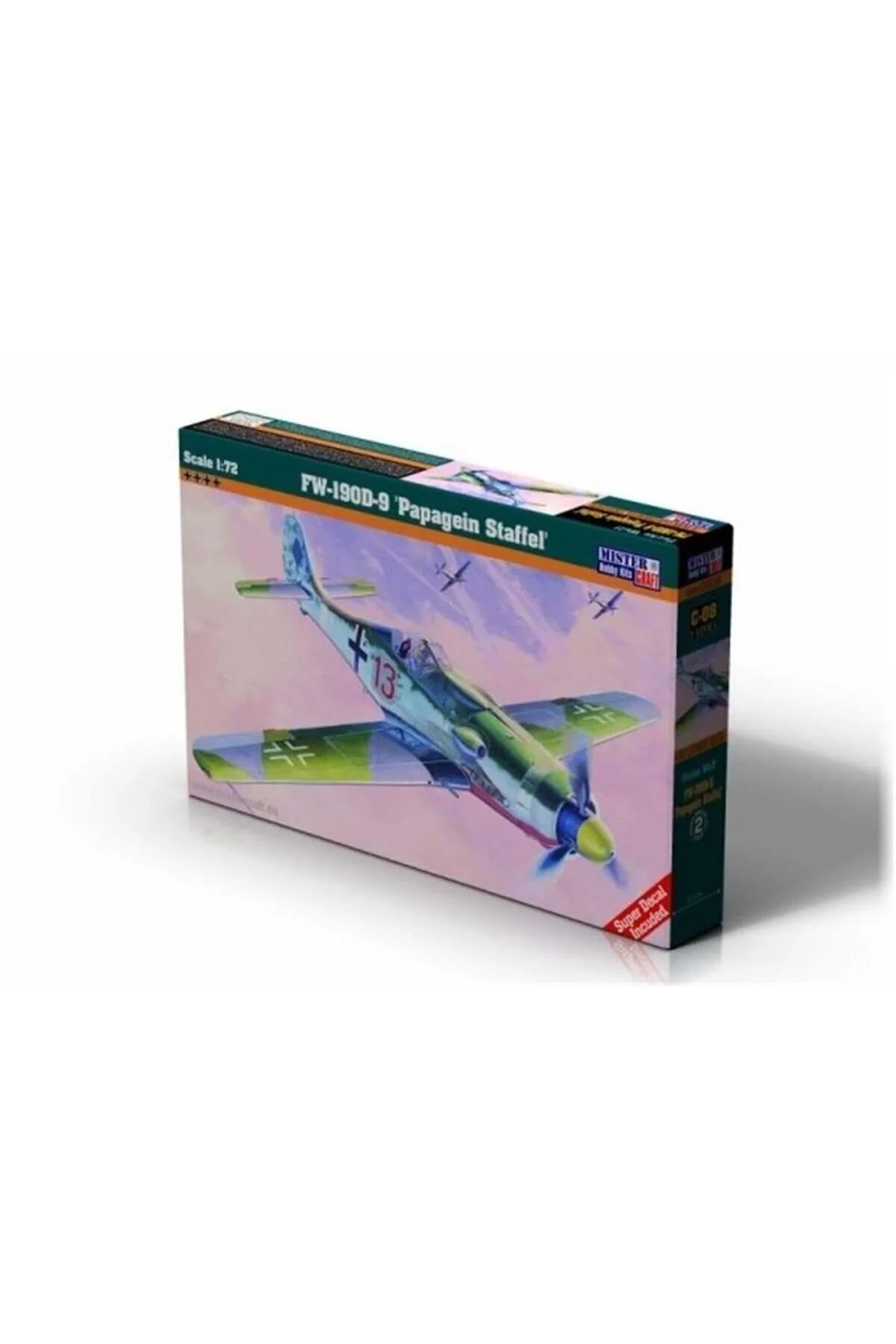 ماکت C008 1 72 FW 190D 9 کیت مدل پلاستیکی هواپیمای جنگنده Mistercraft