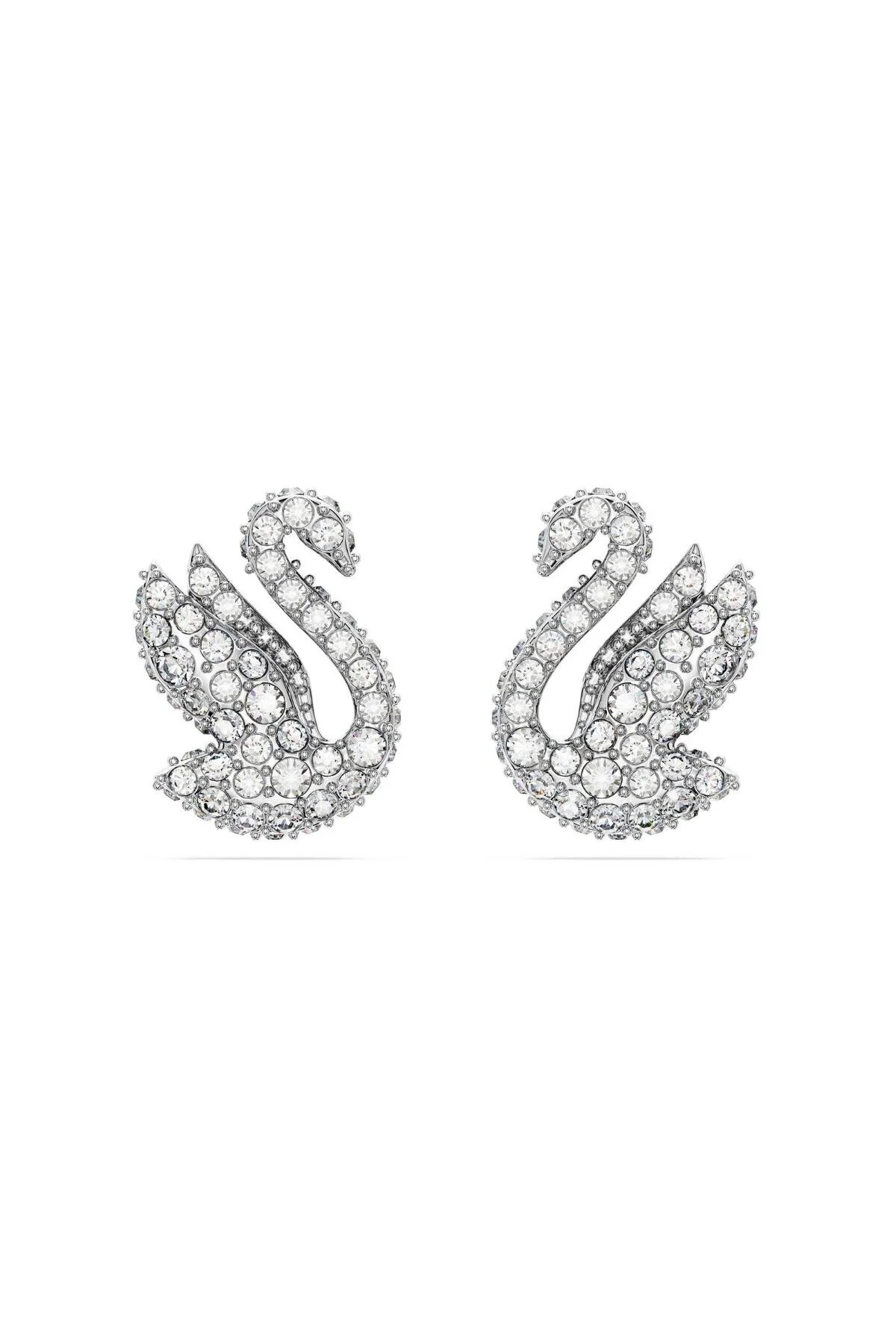 گوشواره فشن زنانه 5647873 EARRINGS SWAN نماد: PE XXS CRY RHS سواروسکی اورجینال Swarovski
